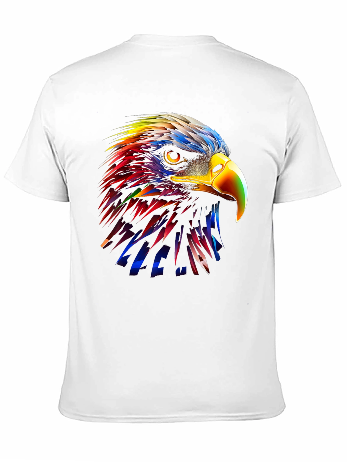 Vibrant Eagle Graphic T-Shirt - Bold Artistic Design