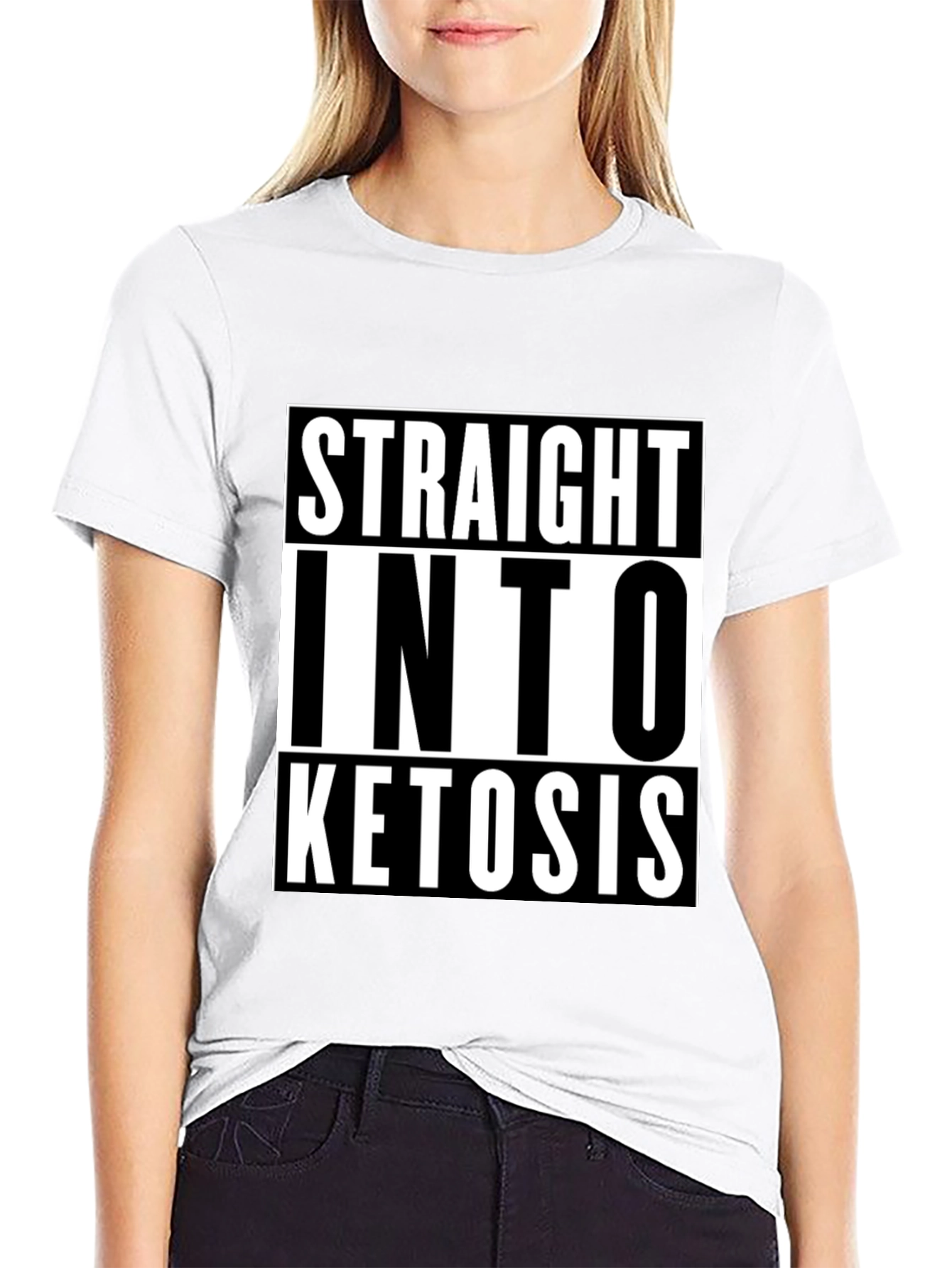 Straight Into Ketosis Graphic Tee - Keto Diet Shirt