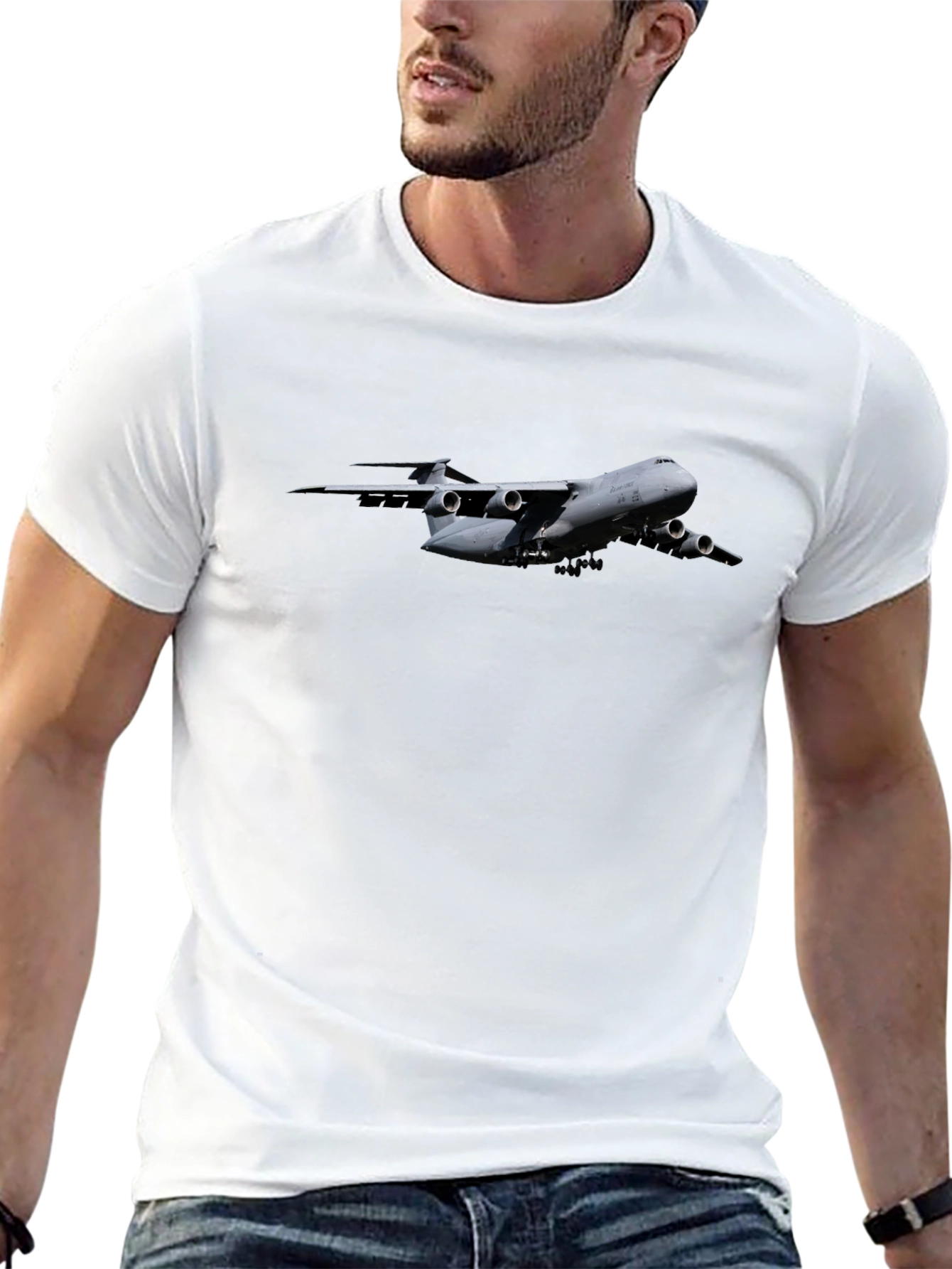 C-5 Galaxy Airplane T-Shirt - Military Aviation Tee