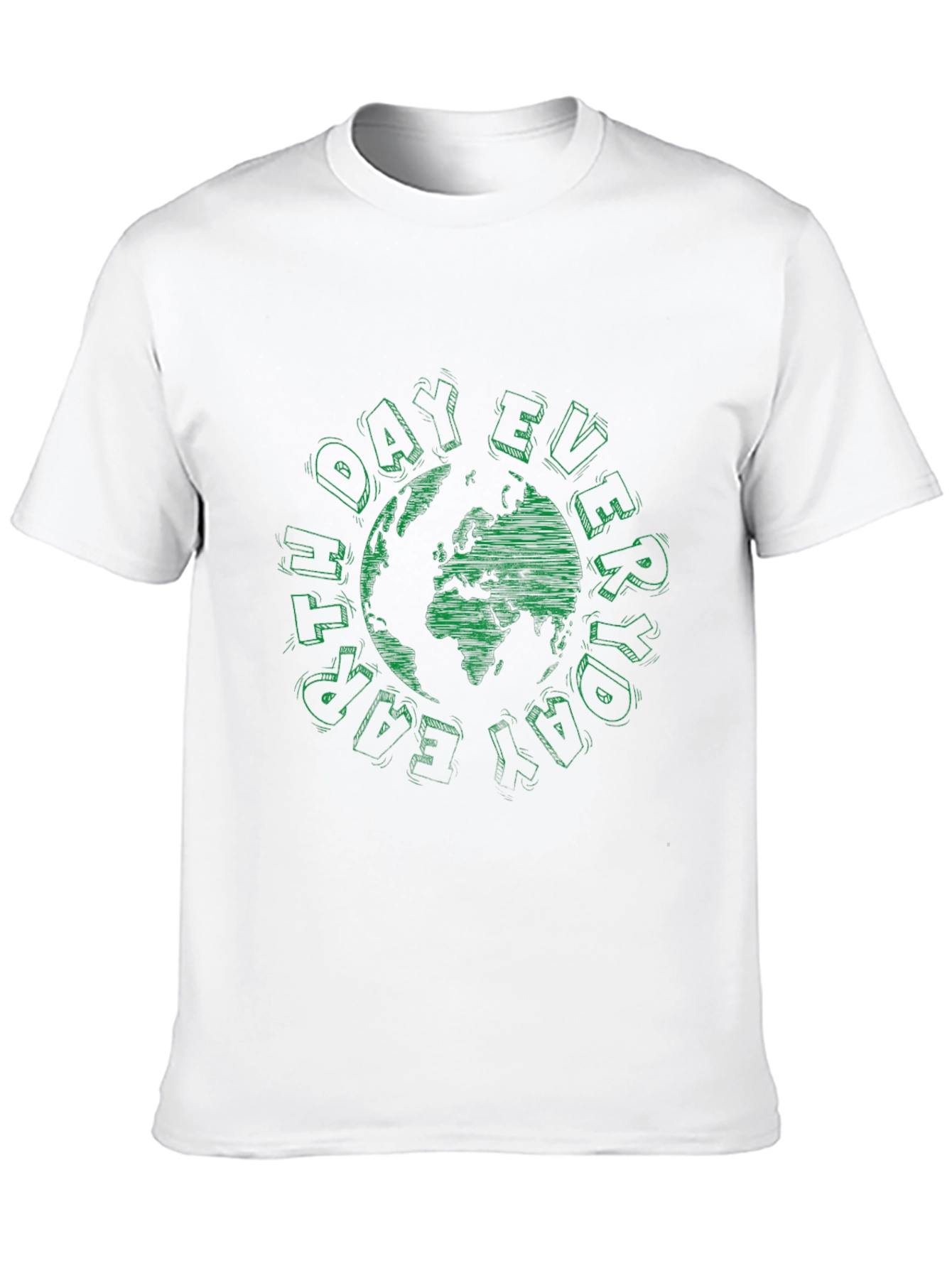 Everyday Earth Day T-Shirt - Black Crew Neck