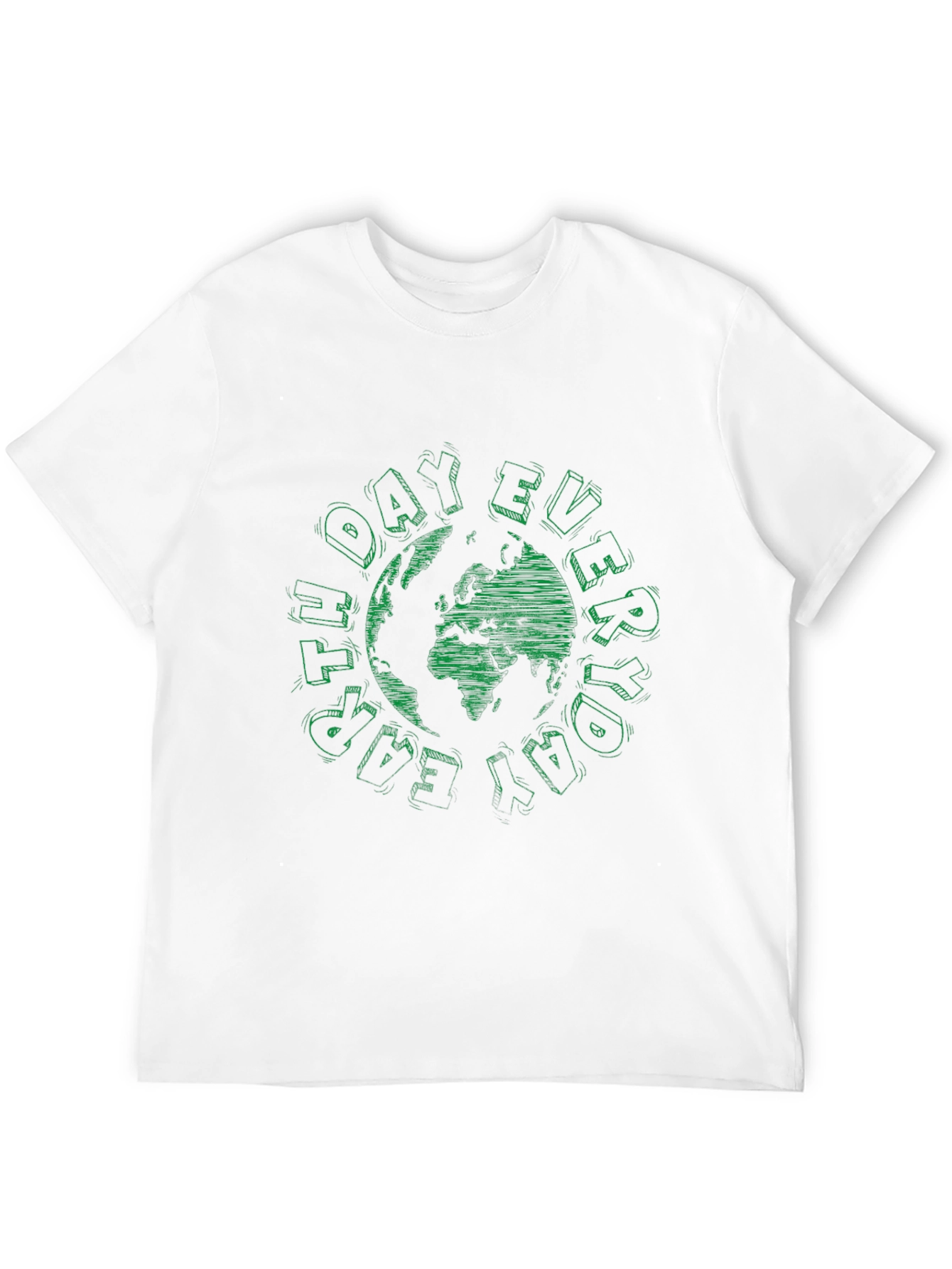 Everyday Earth Day T-Shirt - Black Crew Neck