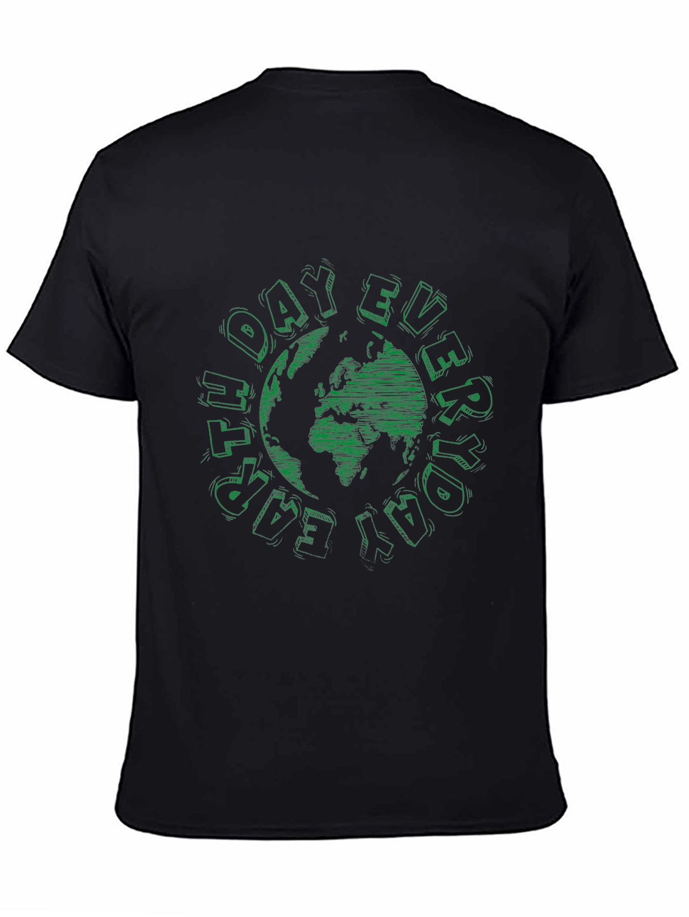 Everyday Earth Day T-Shirt - Black Crew Neck