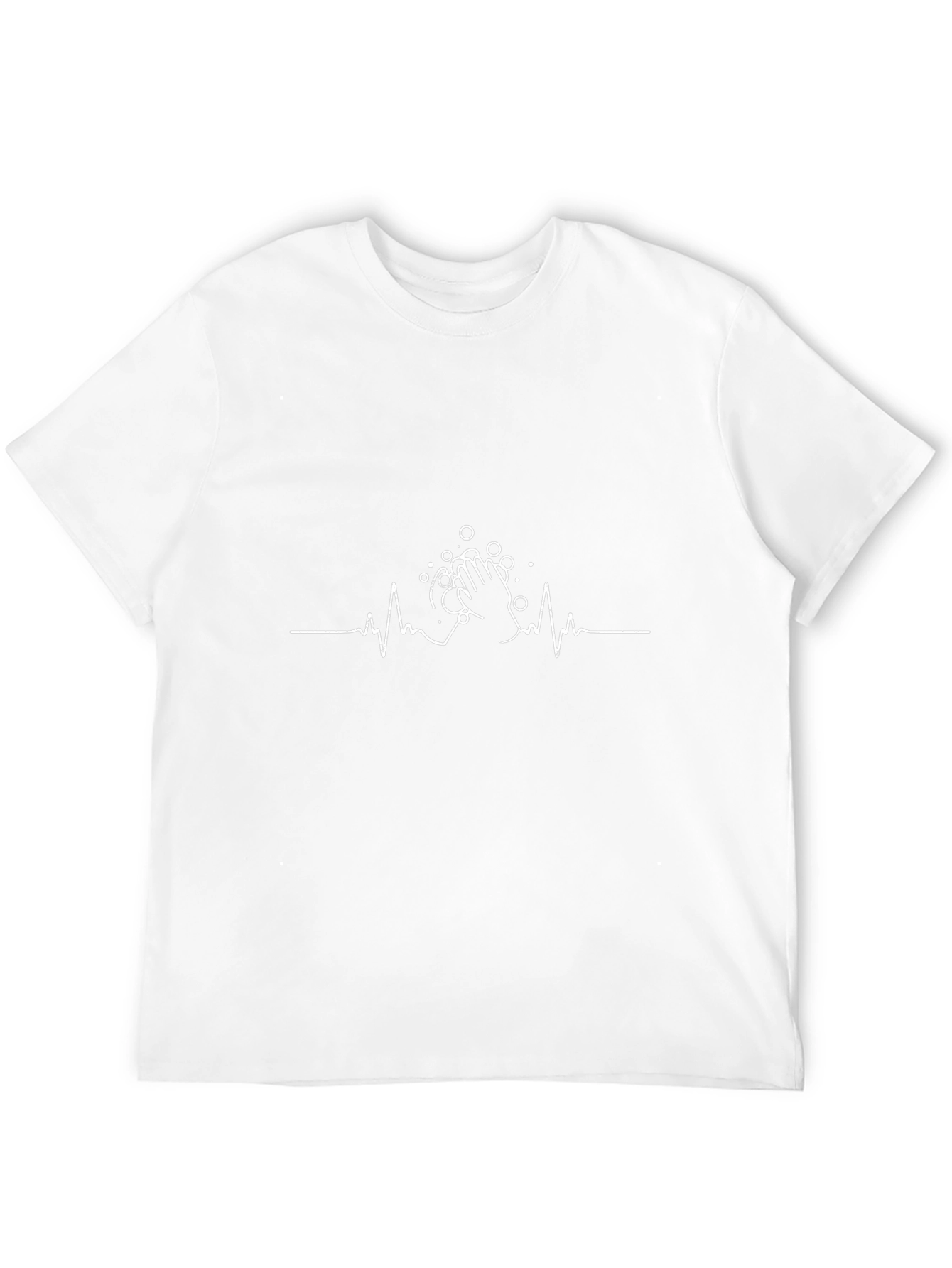 Wash Hands Lifeline Black T-Shirt