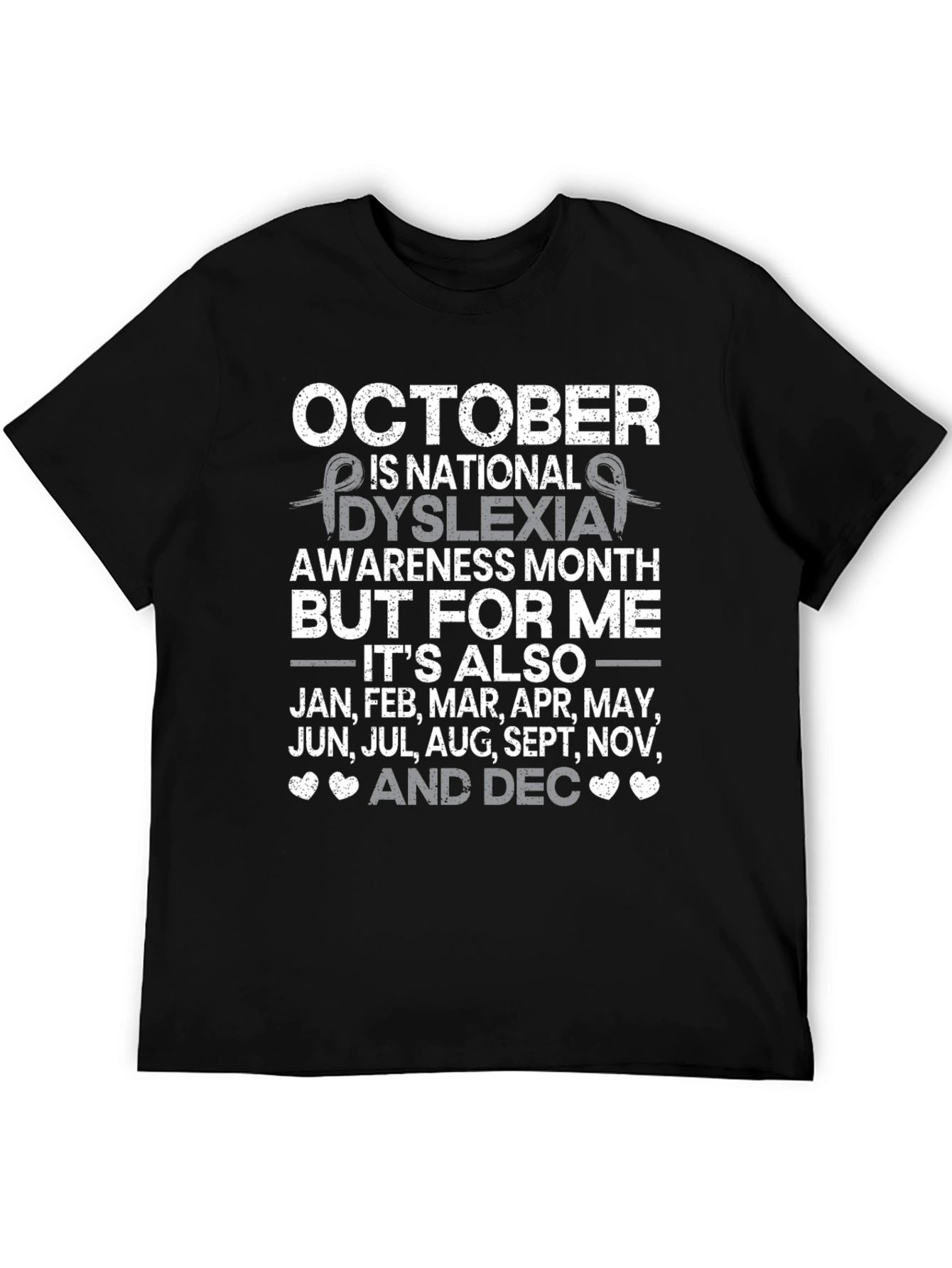 Dyslexia Awareness Month T-Shirt