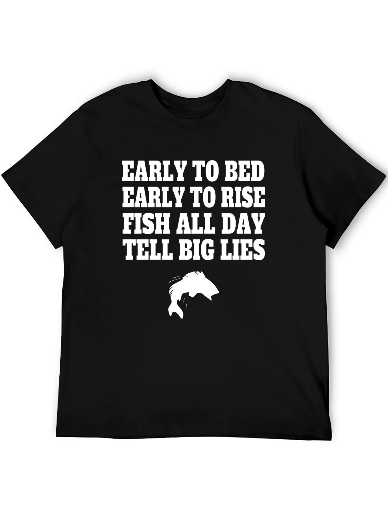 Early to Bed Fishing T-Shirt