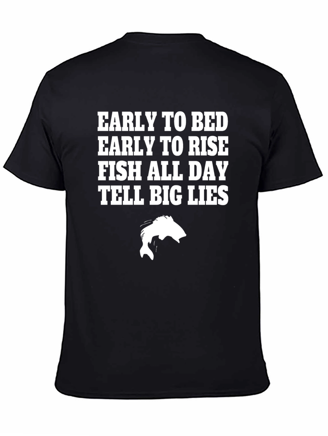 Early to Bed Fishing T-Shirt