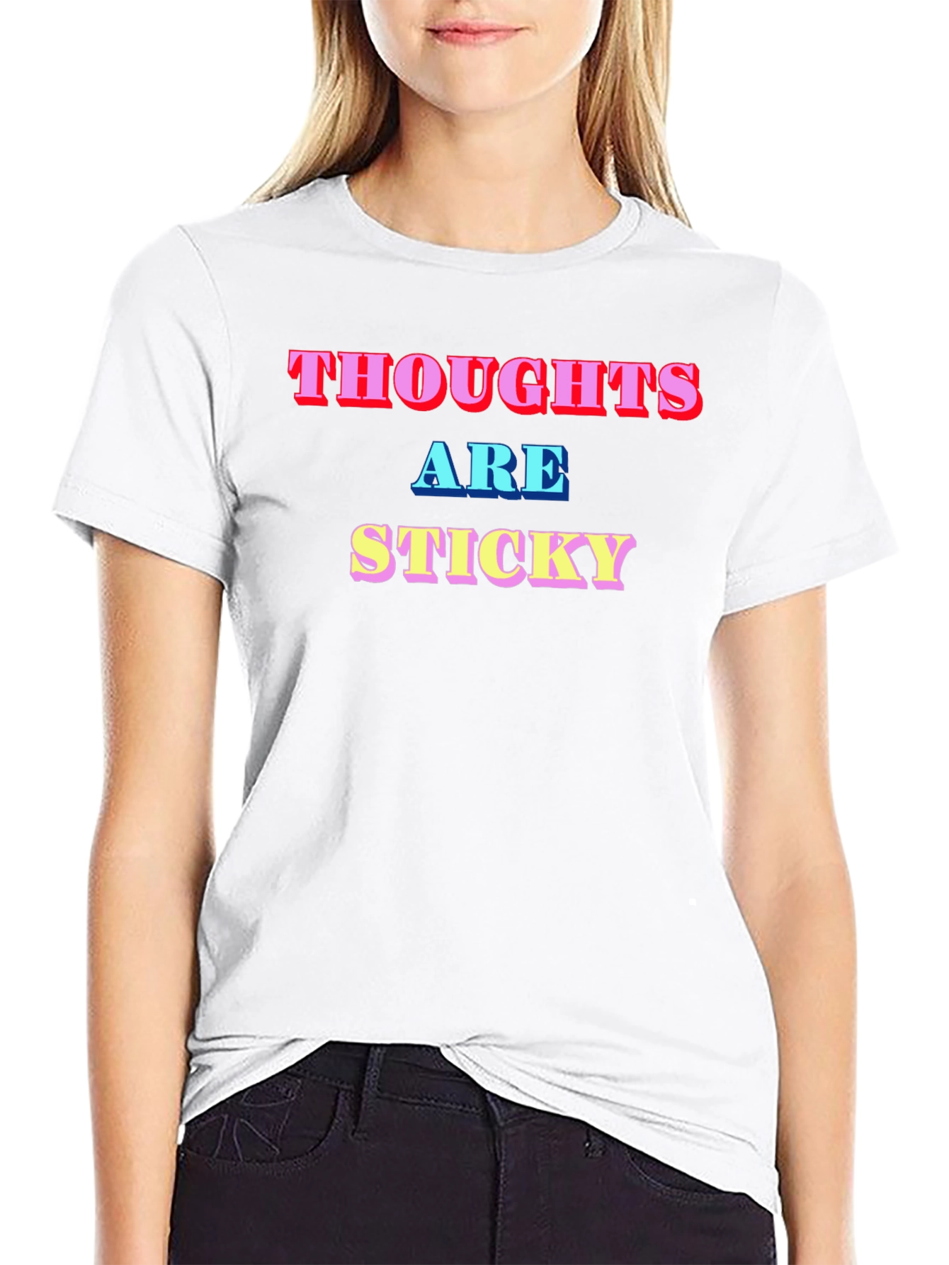 Thoughts Are Sticky Graphic Tee