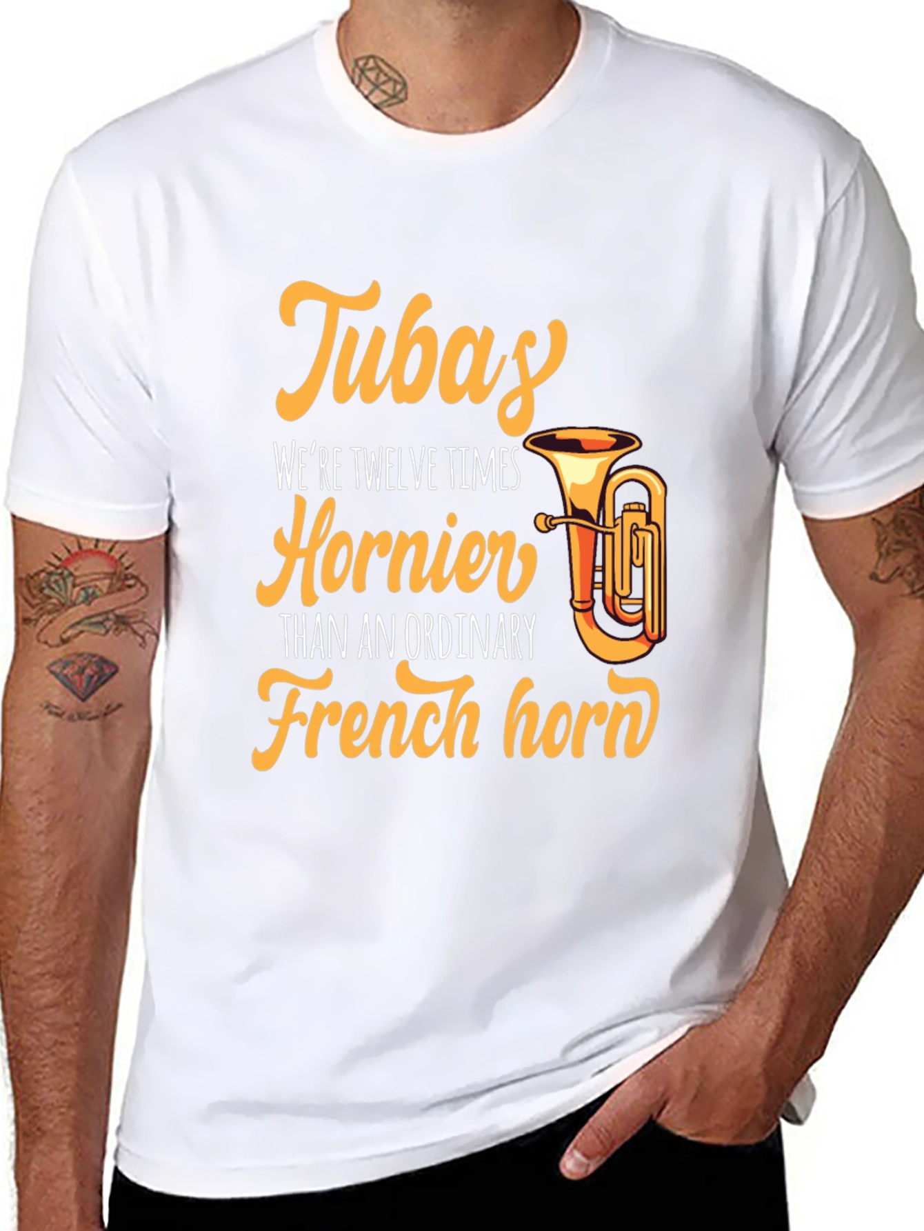 Funny Tuba Hornier Band T-Shirt