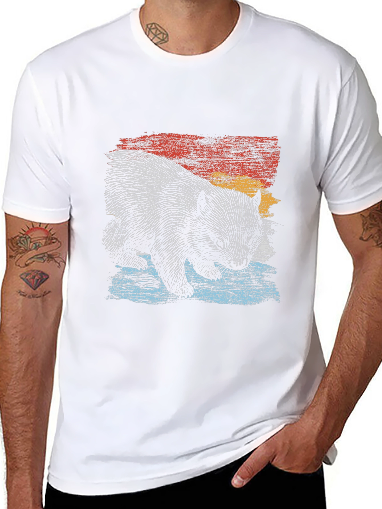 Retro Wombat Graphic Tee
