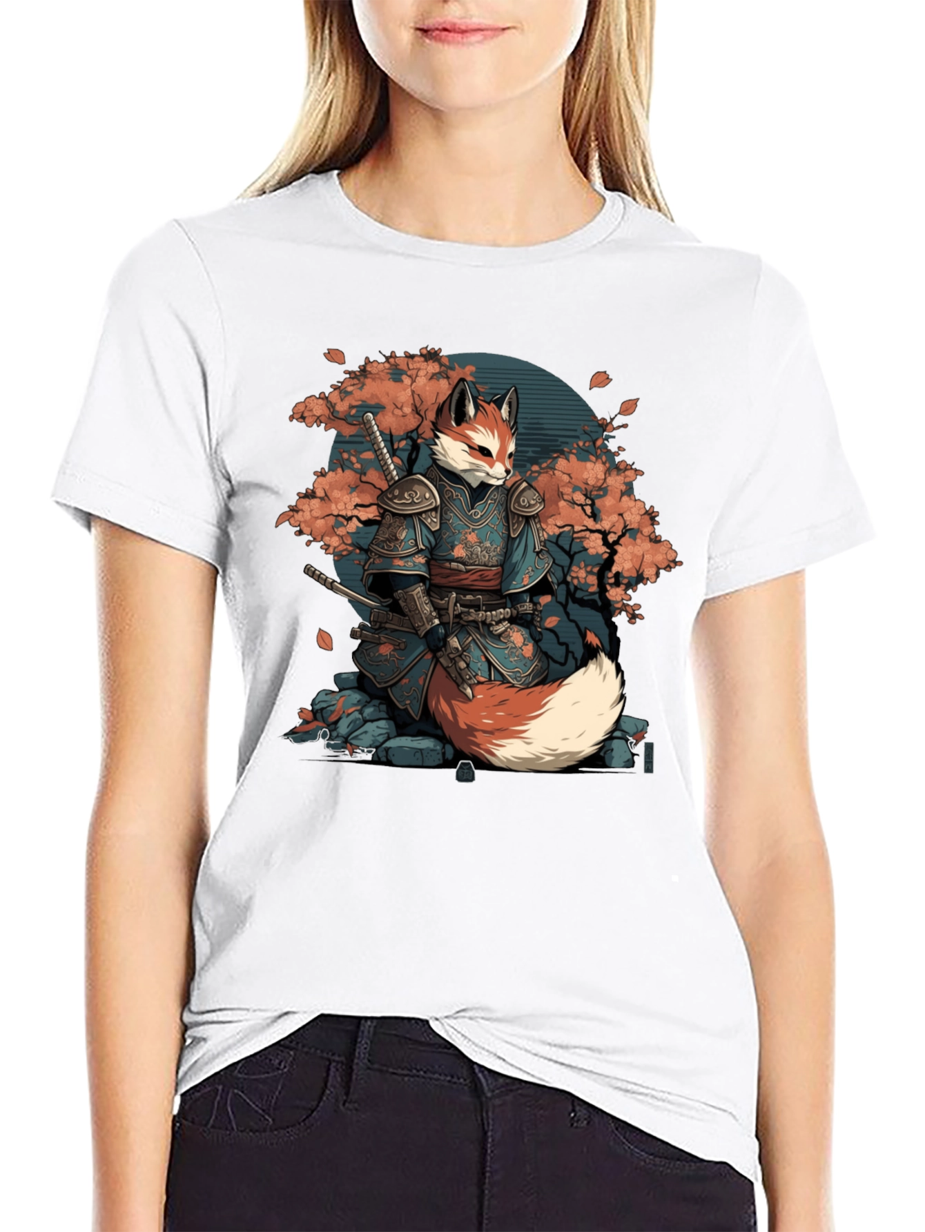 Samurai Fox Graphic Tee