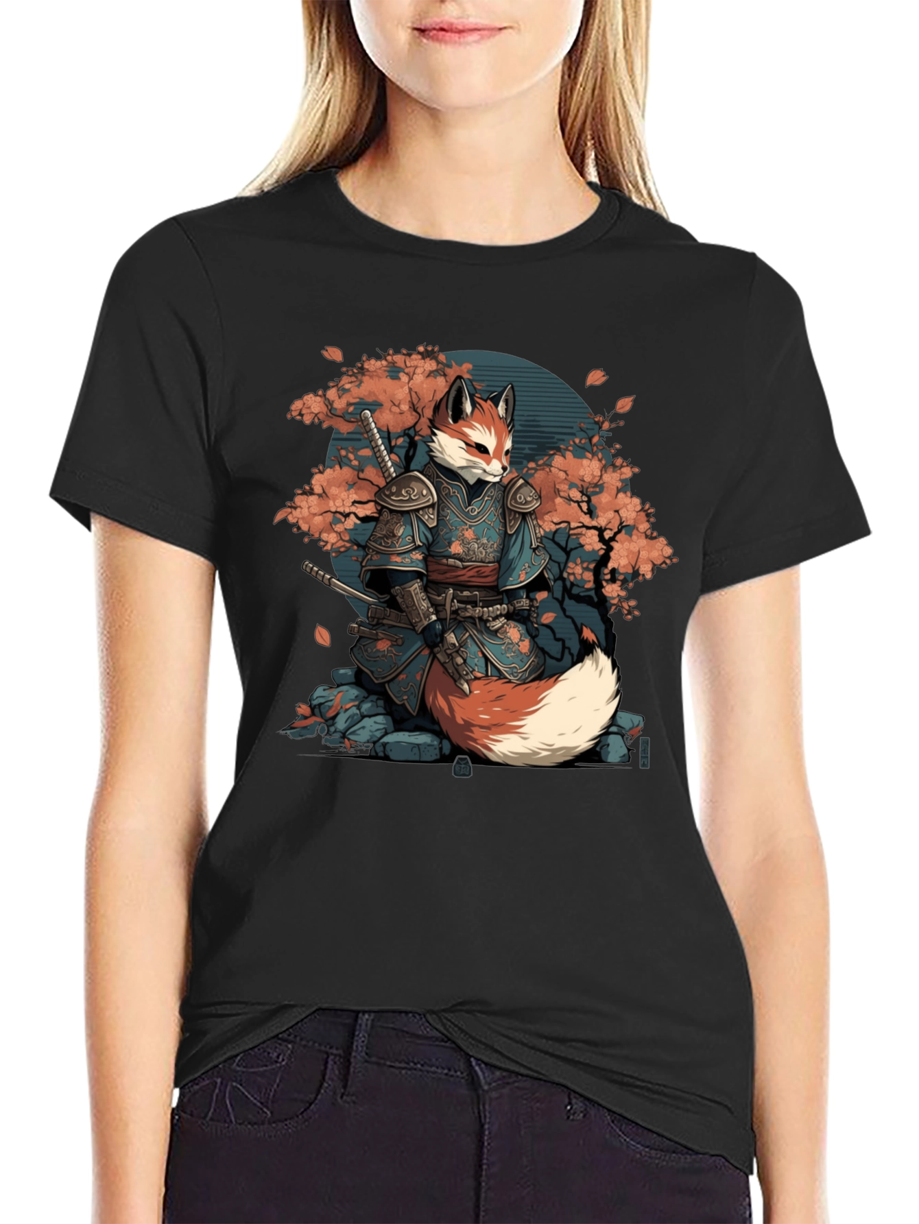 Samurai Fox Graphic Tee