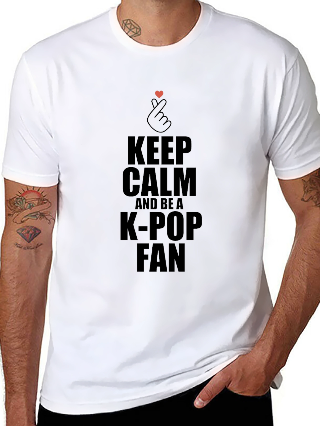 Keep Calm K-Pop Fan Graphic Tee