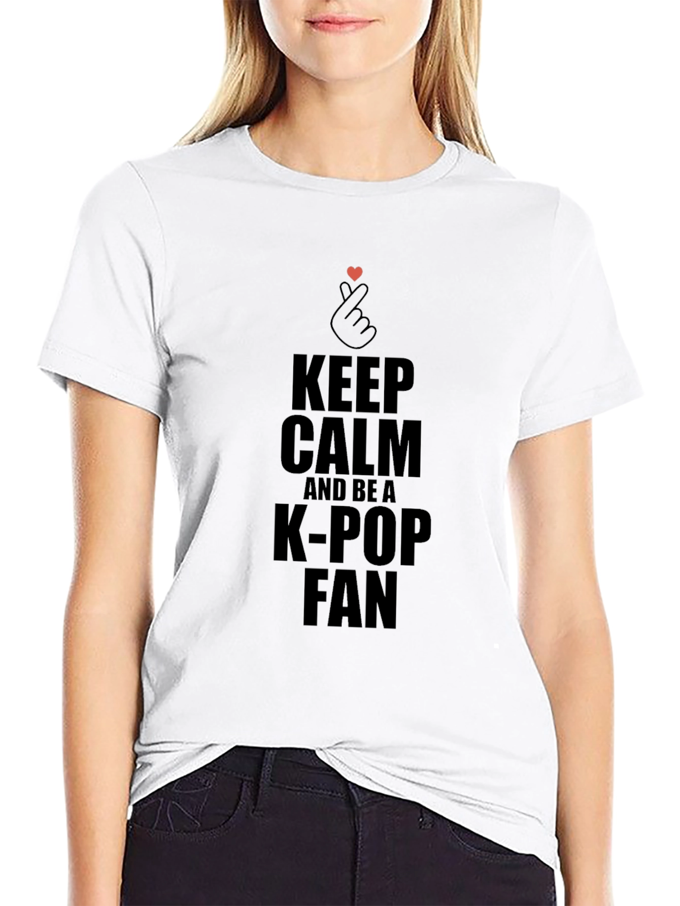 Keep Calm K-Pop Fan Graphic Tee