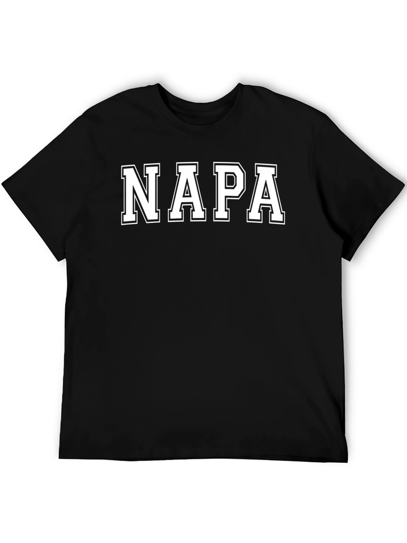 NAPA Collegiate Style Graphic T-Shirt - Black