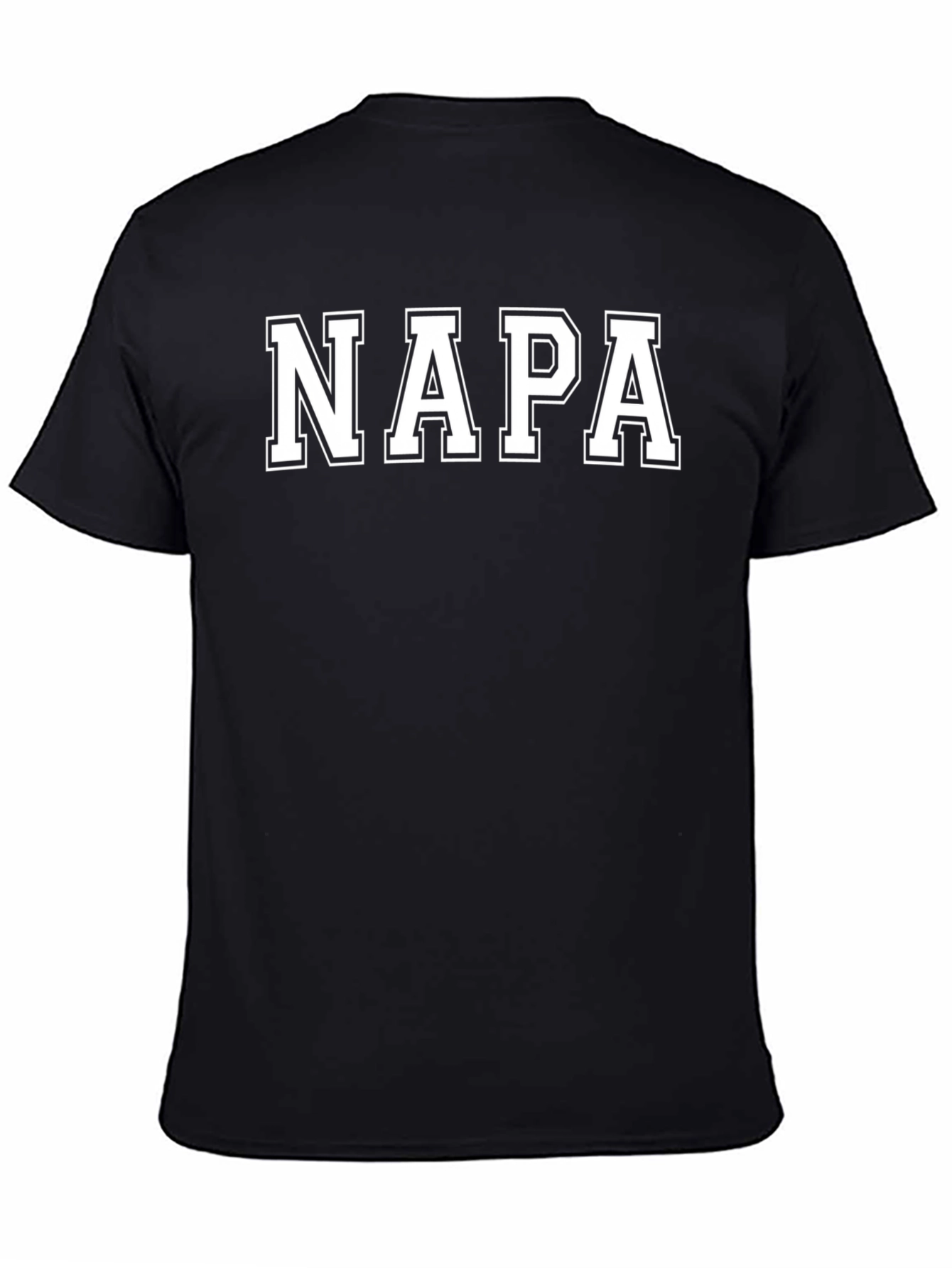 NAPA Collegiate Style Graphic T-Shirt - Black