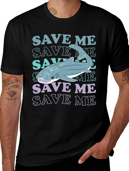 Save Me Whale Shark Graphic T-Shirt