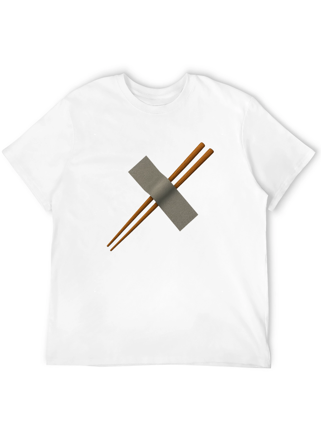 Chopsticks & Duct Tape Mens Black T-Shirt