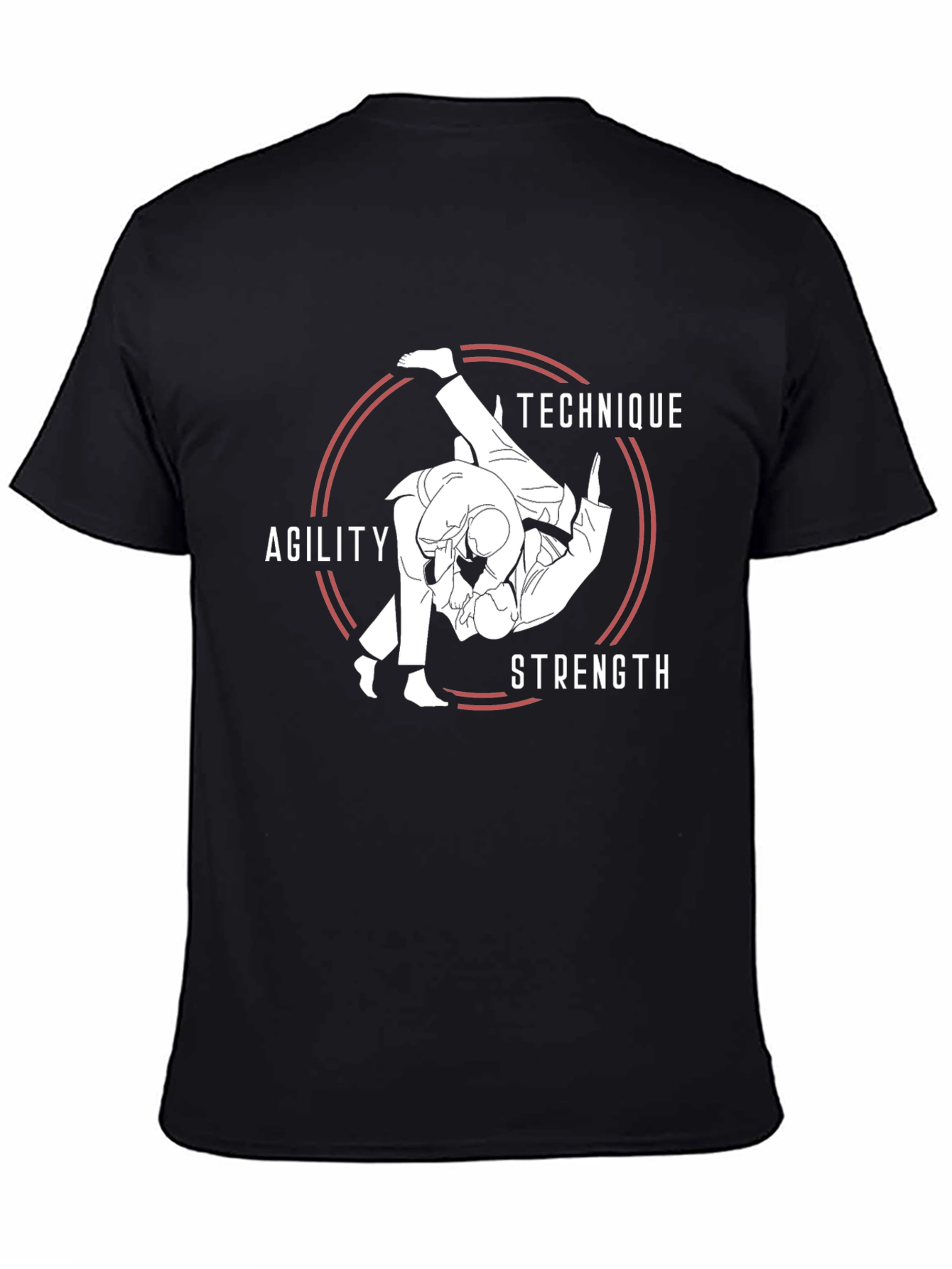 Judo Technique T-Shirt - Agility Strength Design