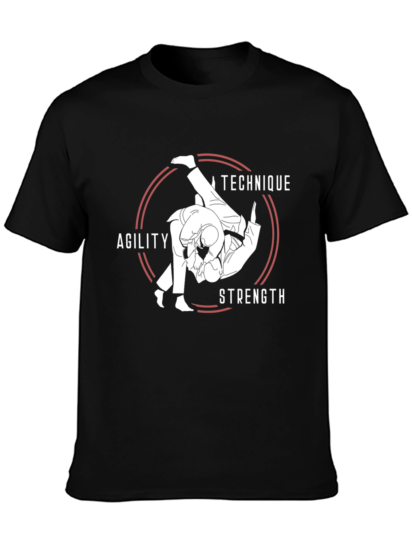 Judo Technique T-Shirt - Agility Strength Design