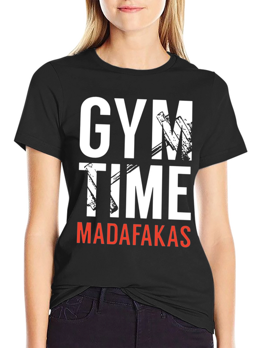 Gym Time Graphic Tee - Workout Motivation