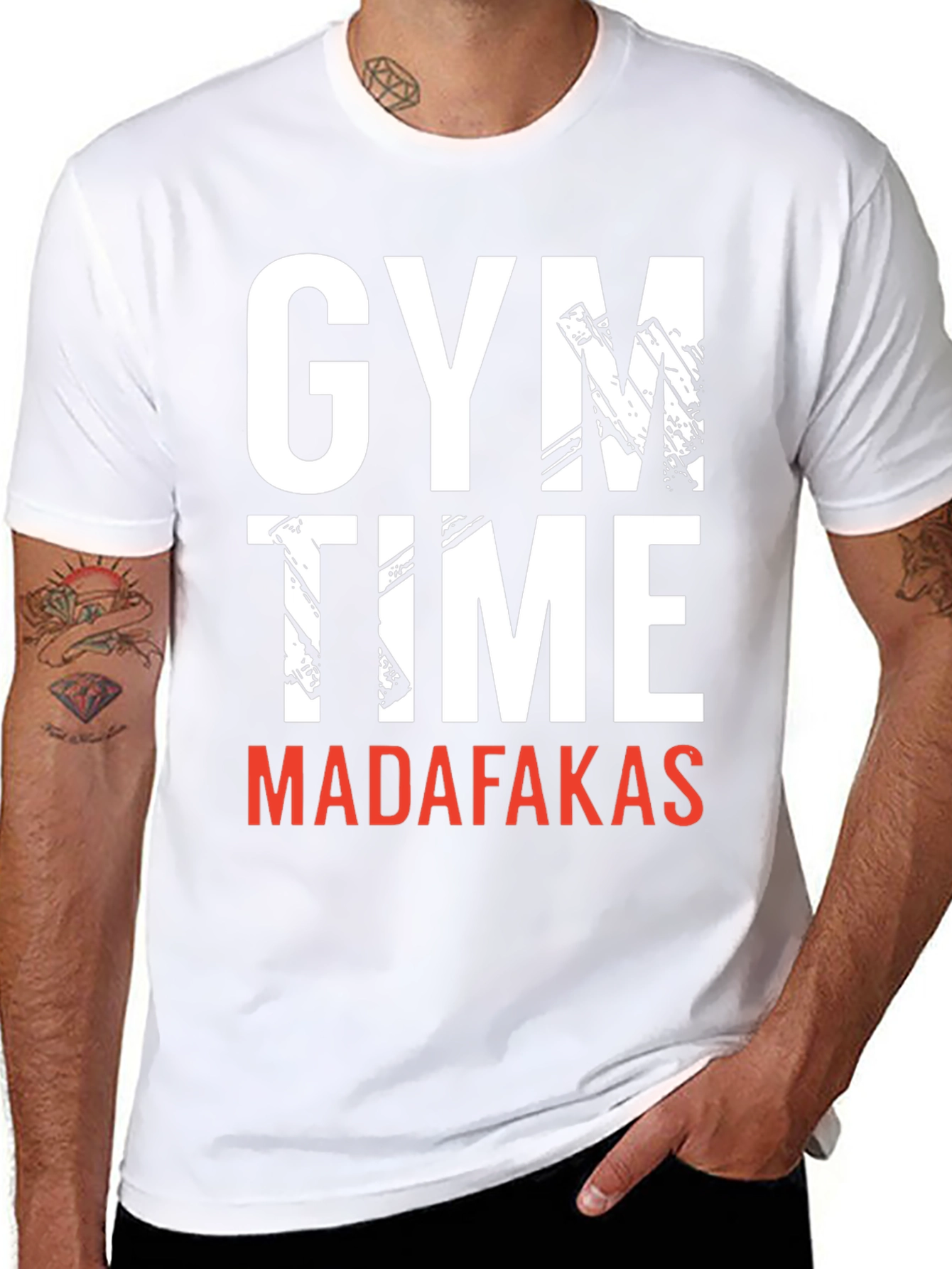 Gym Time Graphic Tee - Workout Motivation