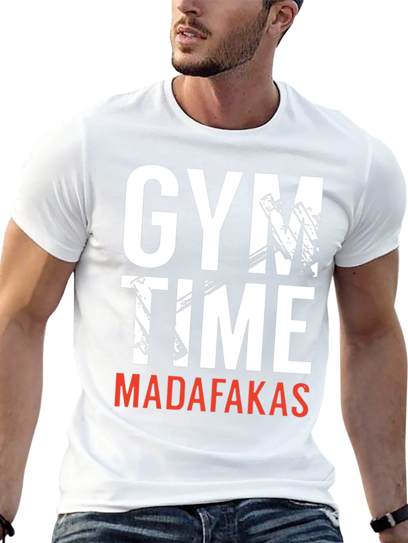 Gym Time Graphic Tee - Workout Motivation