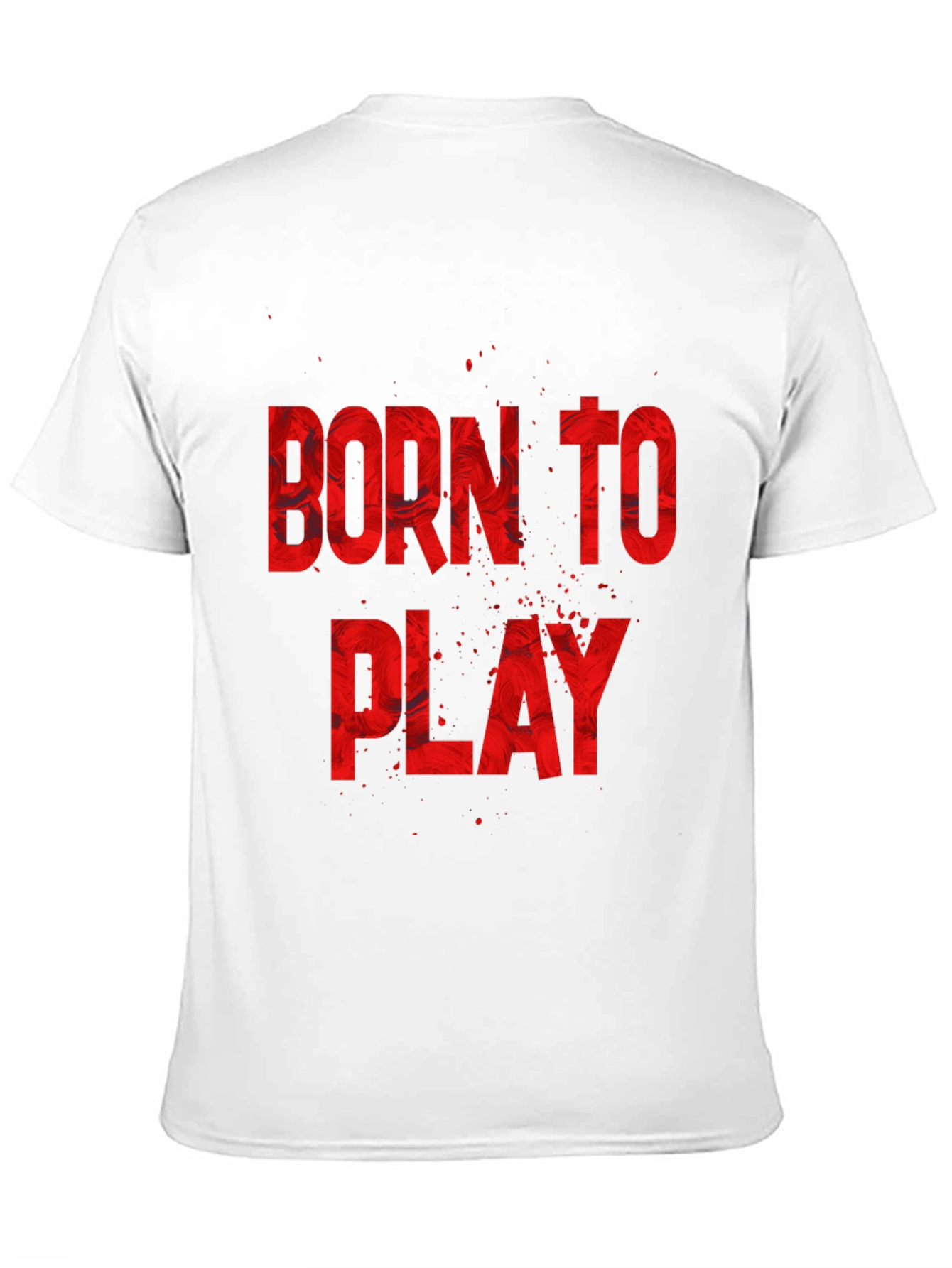 Born To Play Graphic Tee - Black