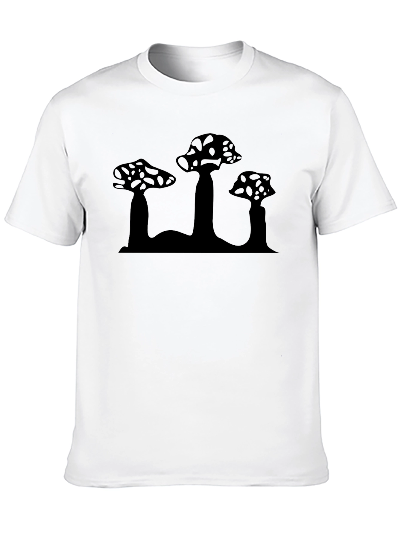 Mushroom Silhouette Graphic Tee - Unisex