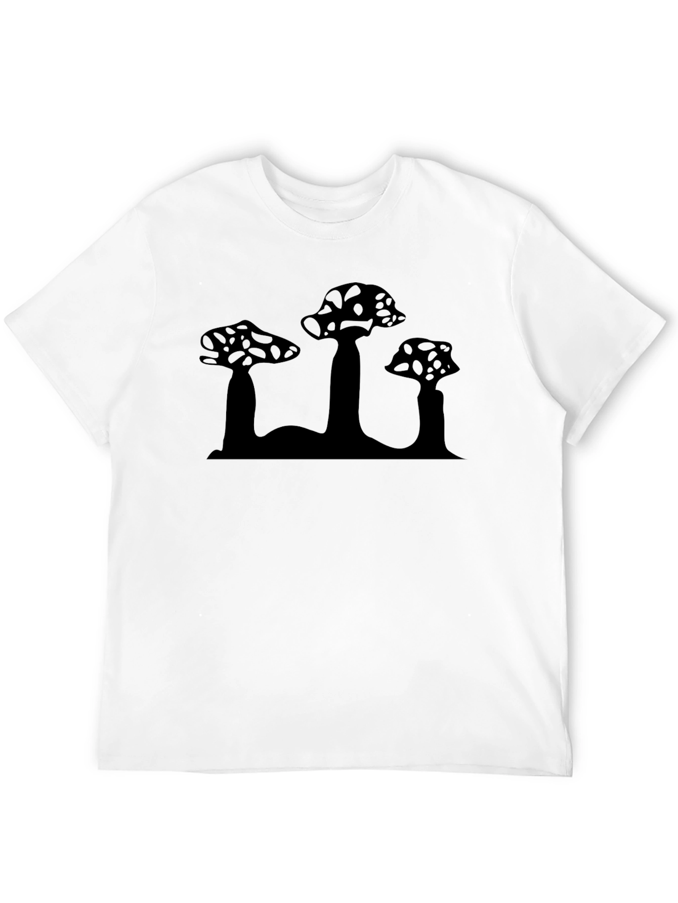 Mushroom Silhouette Graphic Tee - Unisex