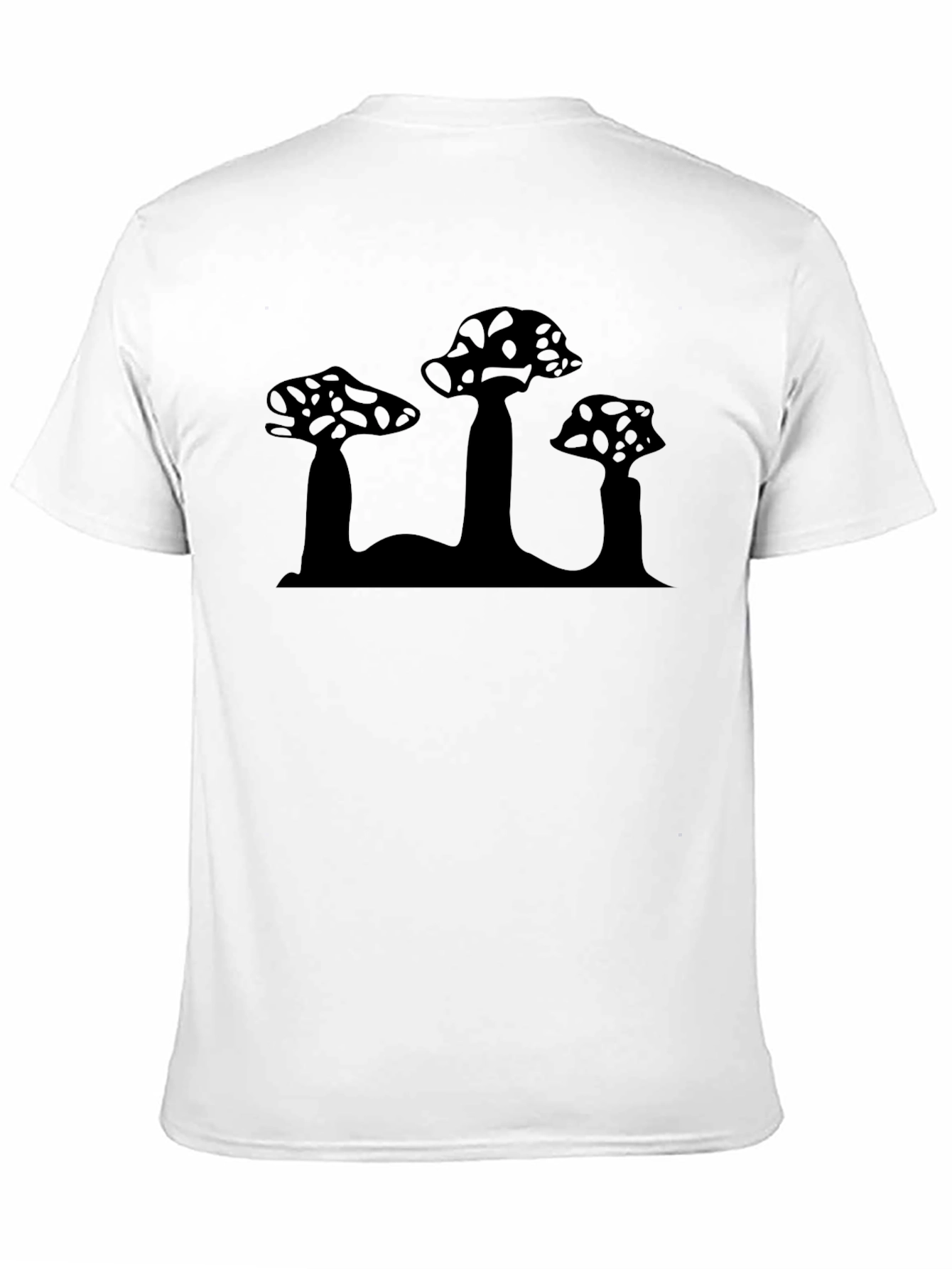 Mushroom Silhouette Graphic Tee - Unisex