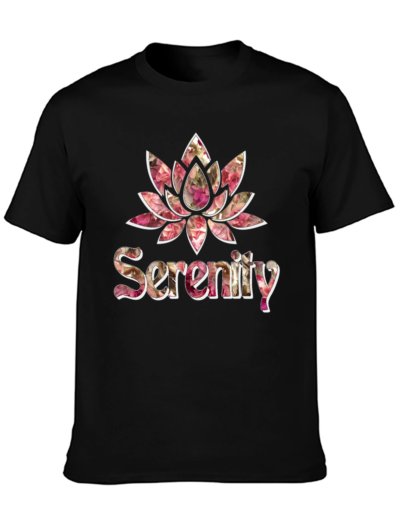 Serenity Floral Graphic Print T-Shirt