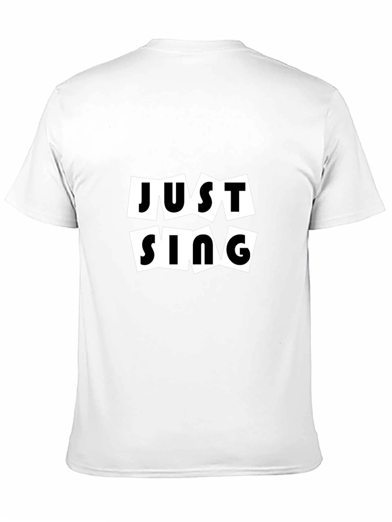 Just Sing Black T-Shirt