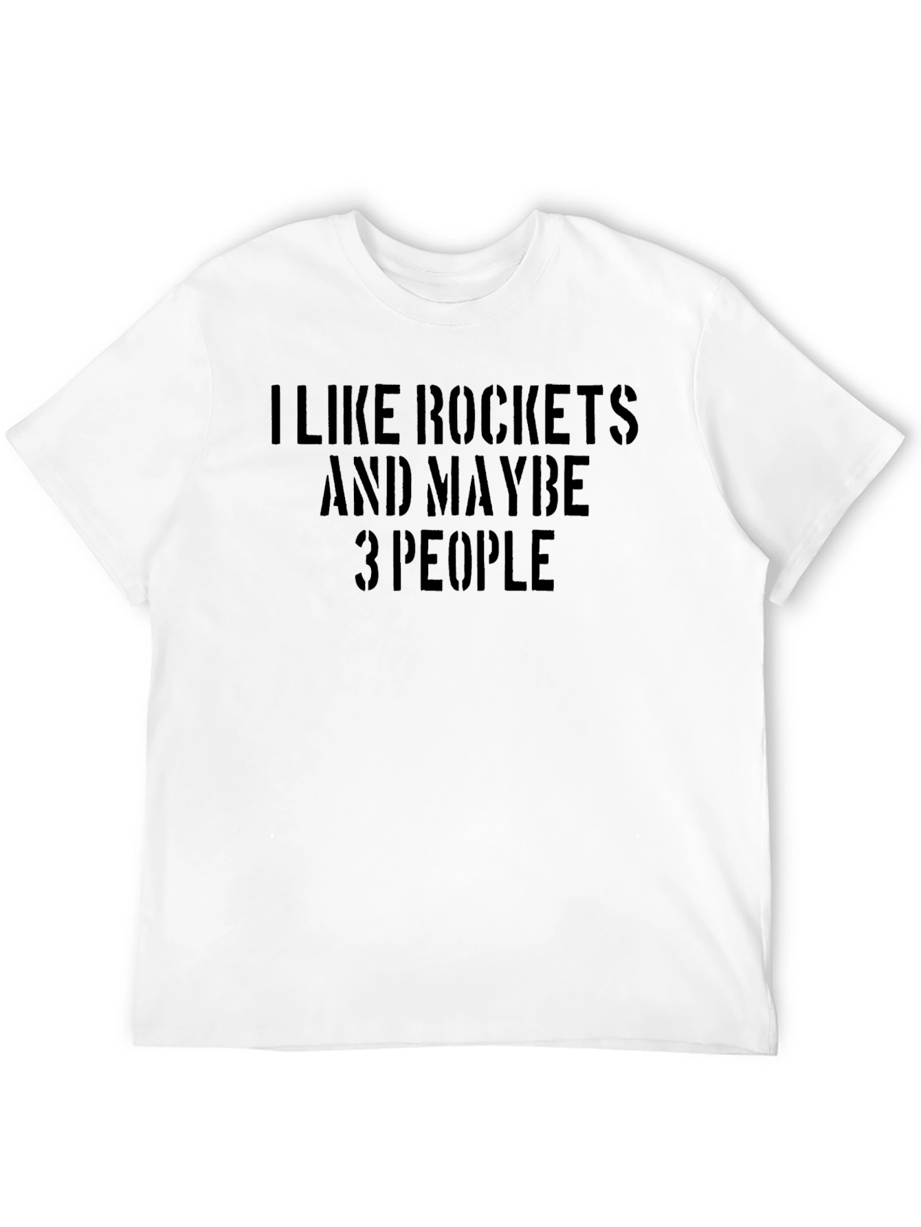 Rockets & 3 People Graphic T-Shirt