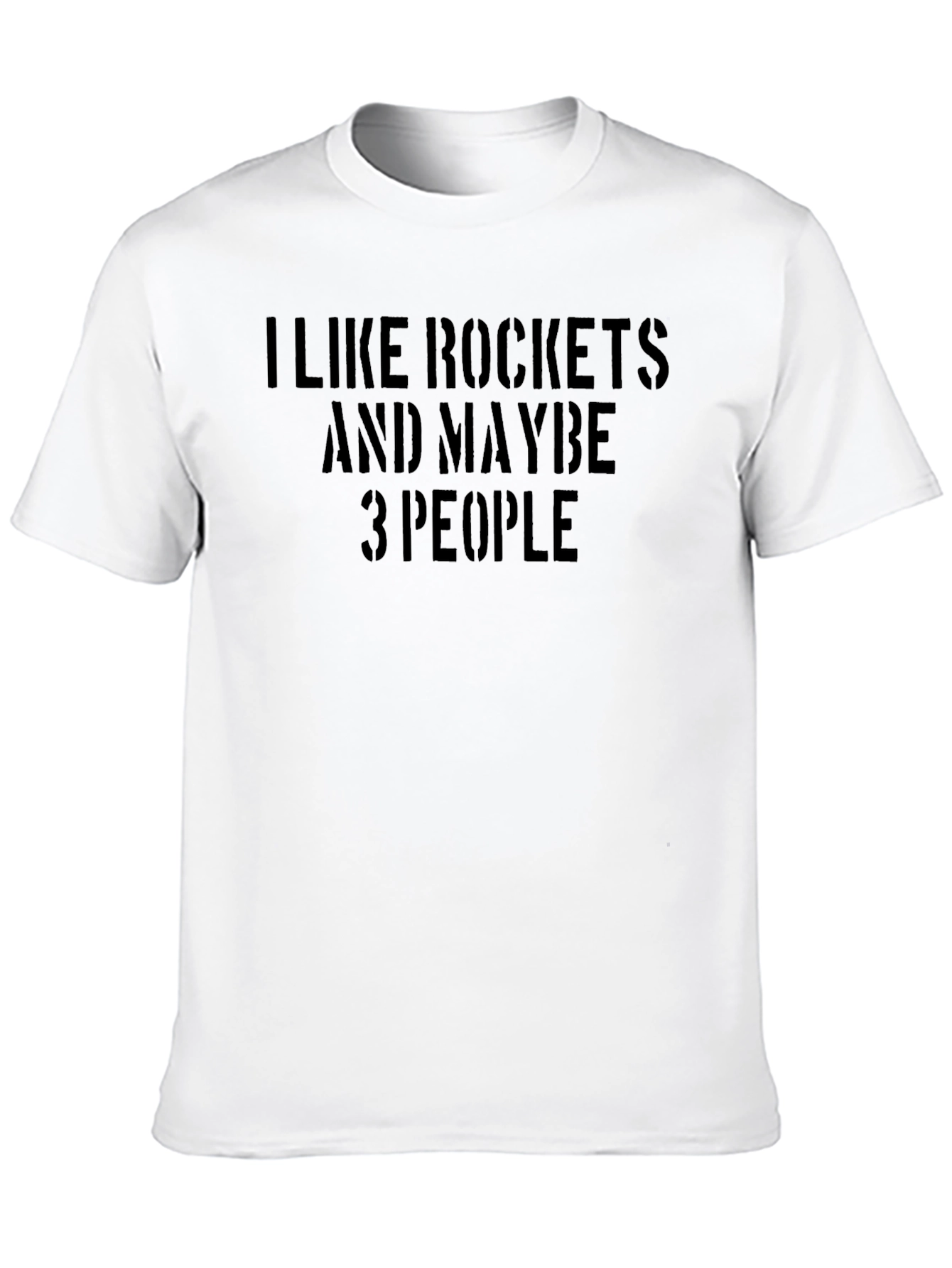 Rockets & 3 People Graphic T-Shirt