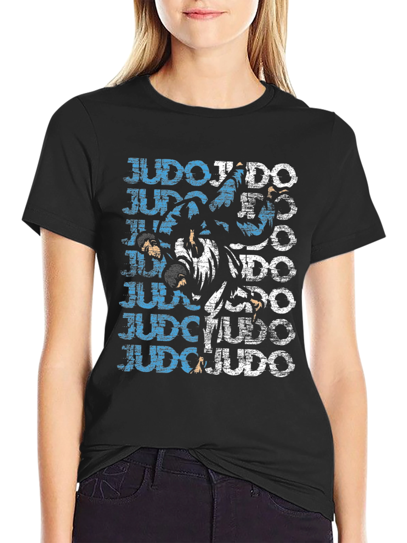 Judo Graphic Print T-Shirt
