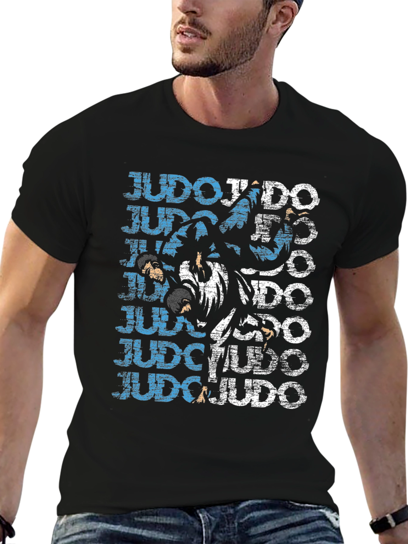 Judo Graphic Print T-Shirt