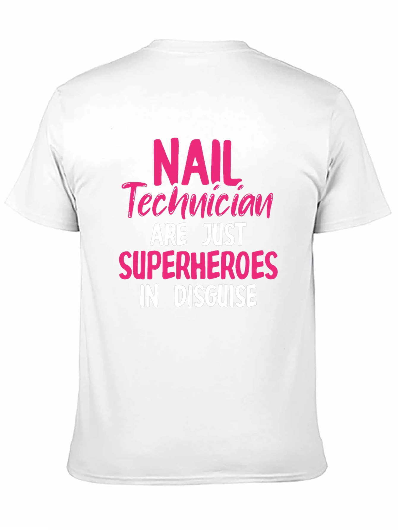 Nail Technician Superhero Graphic Tee