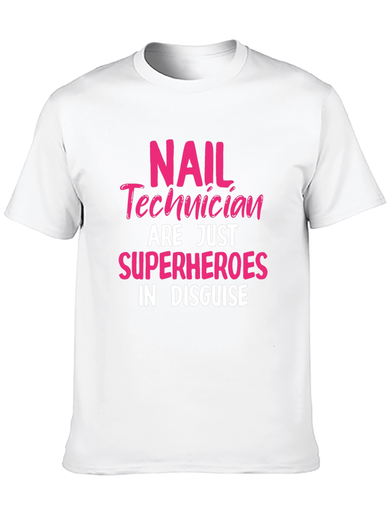 Nail Technician Superhero Graphic Tee