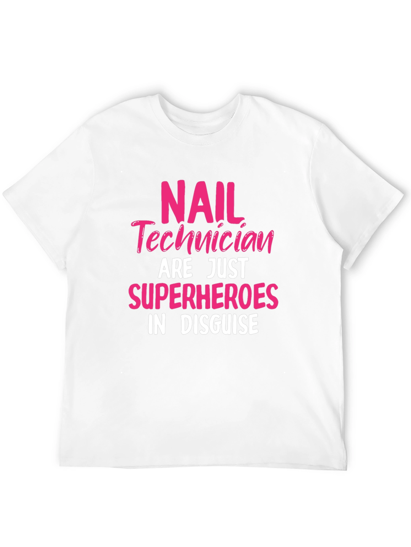 Nail Technician Superhero Graphic Tee