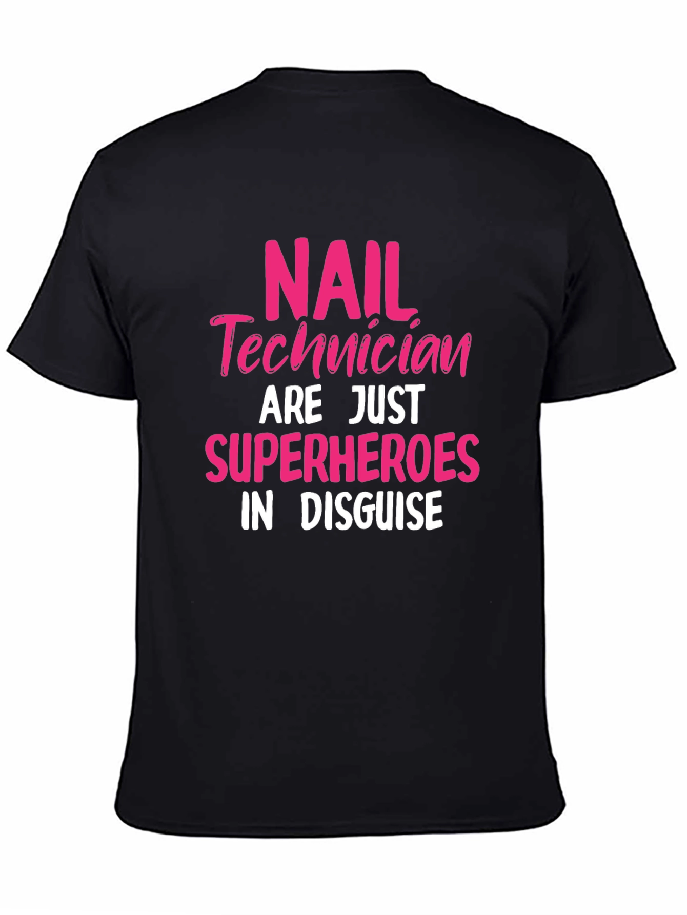 Nail Technician Superhero Graphic Tee