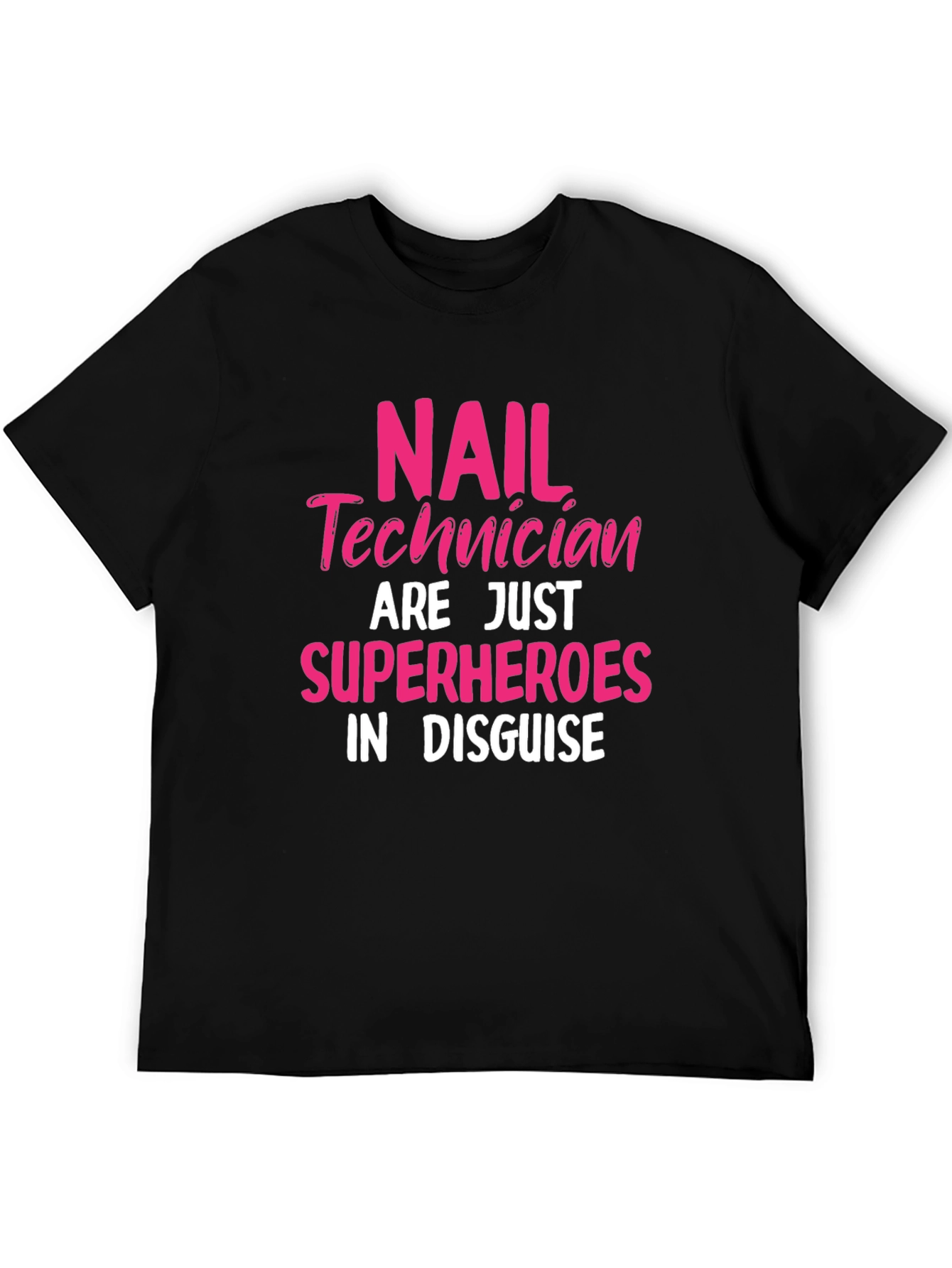 Nail Technician Superhero Graphic Tee