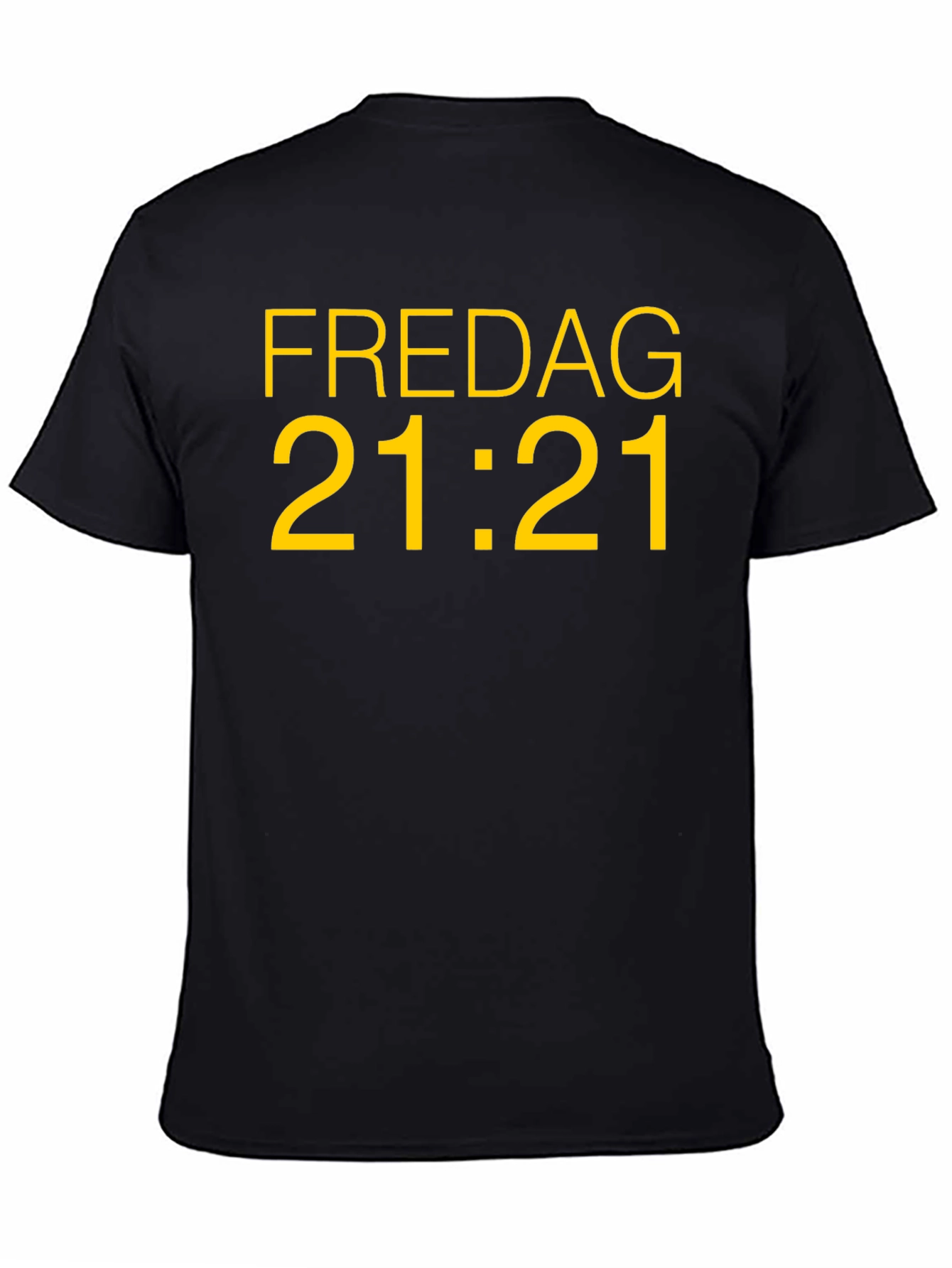 Fredag 21:21 Black T-Shirt