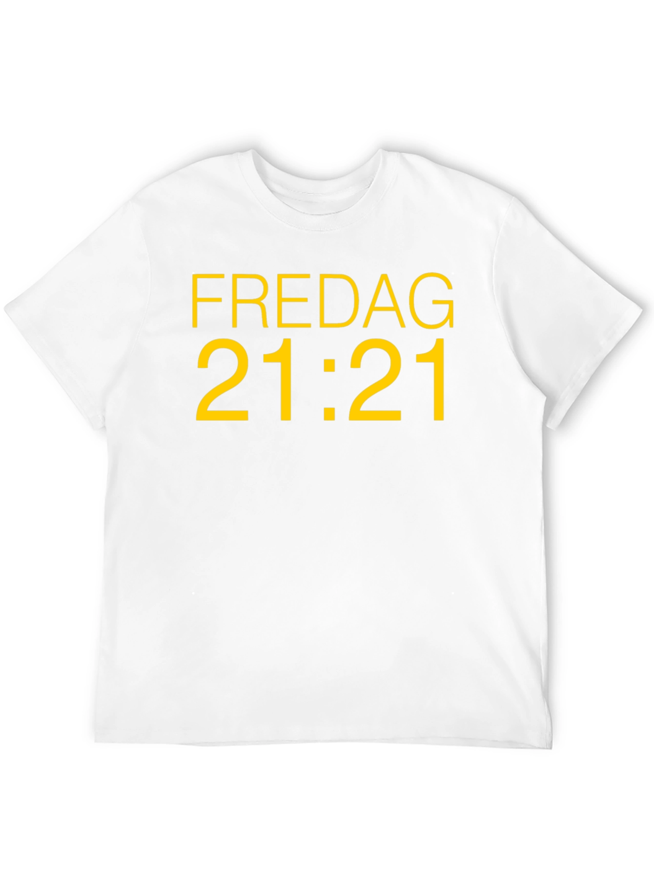 Fredag 21:21 Black T-Shirt