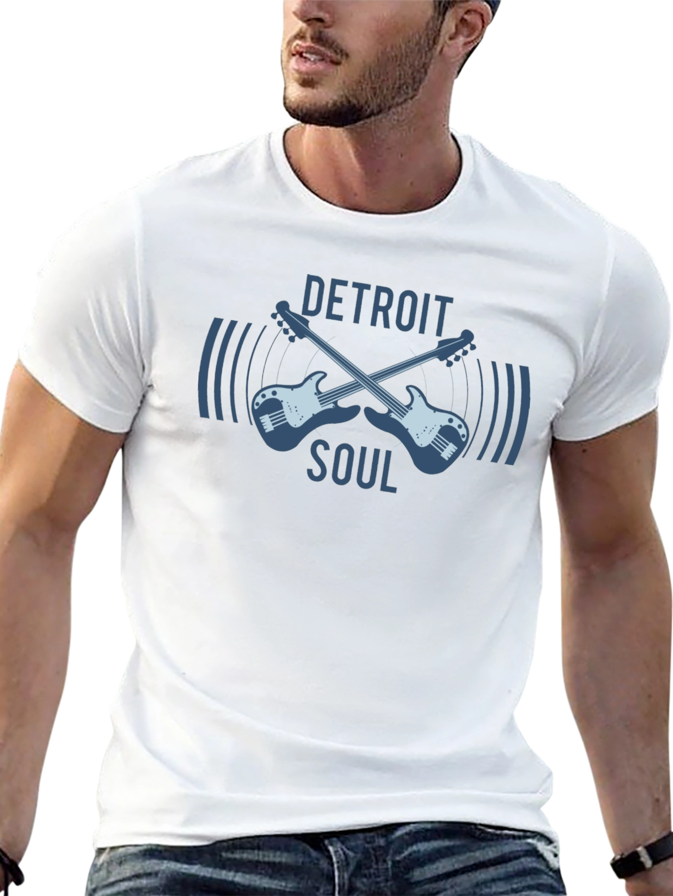 Detroit Soul T-Shirt - Guitar Graphic Tee