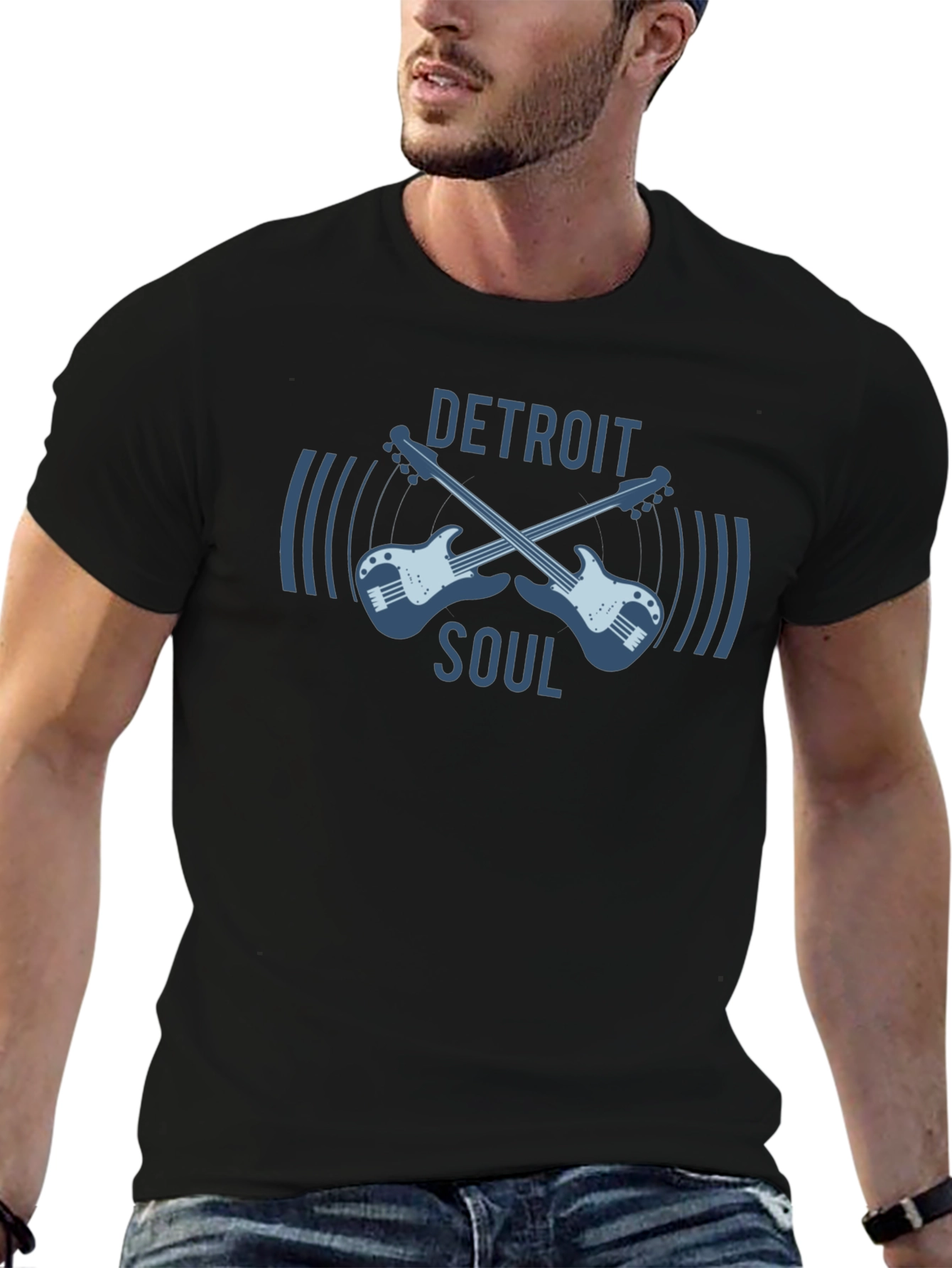 Detroit Soul T-Shirt - Guitar Graphic Tee