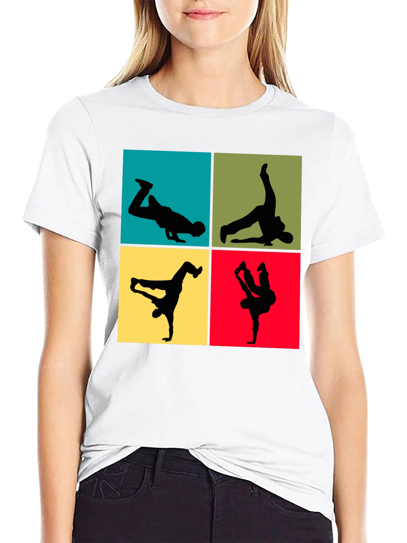 Breakdance Pose Graphic Tee - Cool Dancer T-Shirt