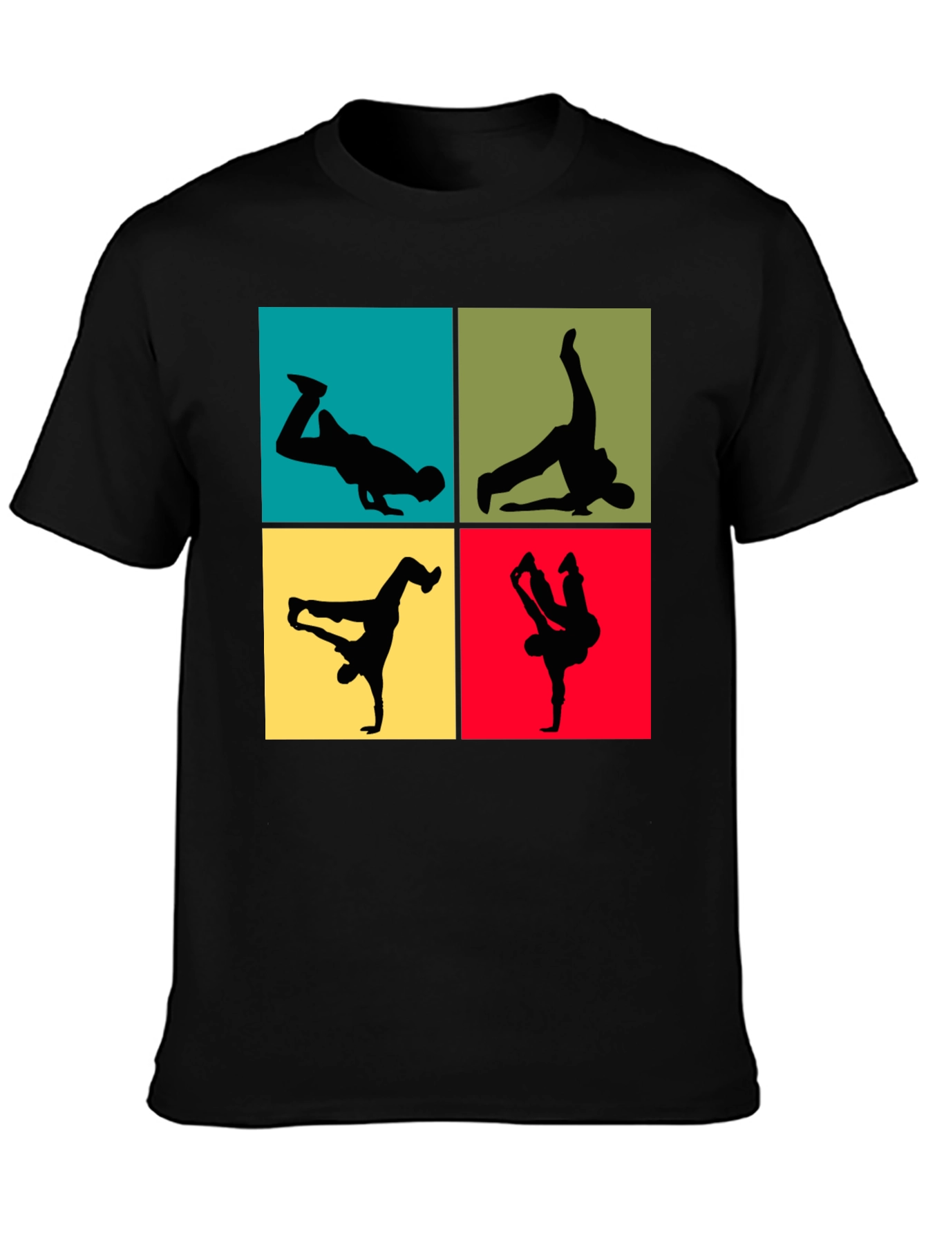 Breakdance Pose Graphic Tee - Cool Dancer T-Shirt