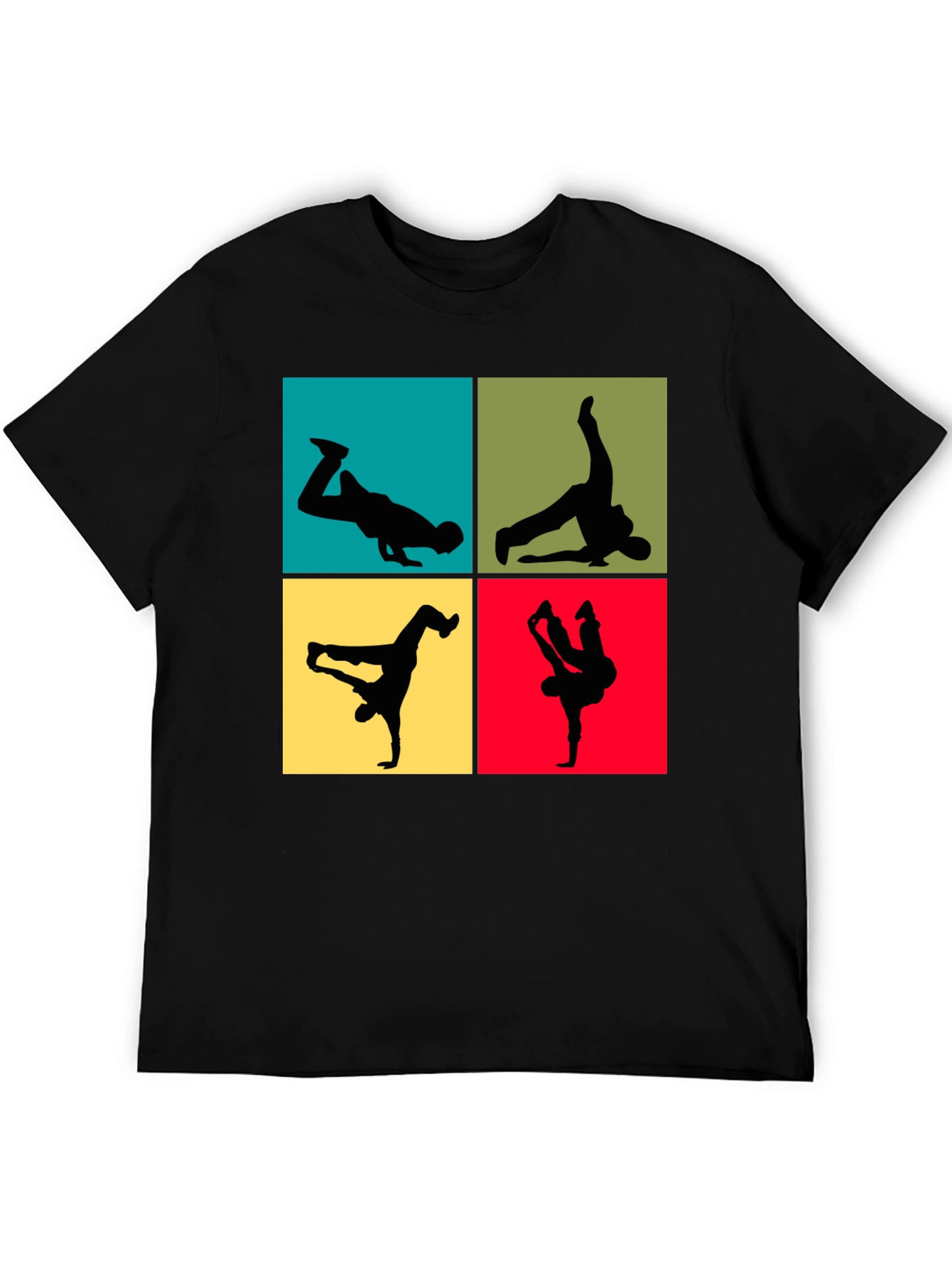 Breakdance Pose Graphic Tee - Cool Dancer T-Shirt