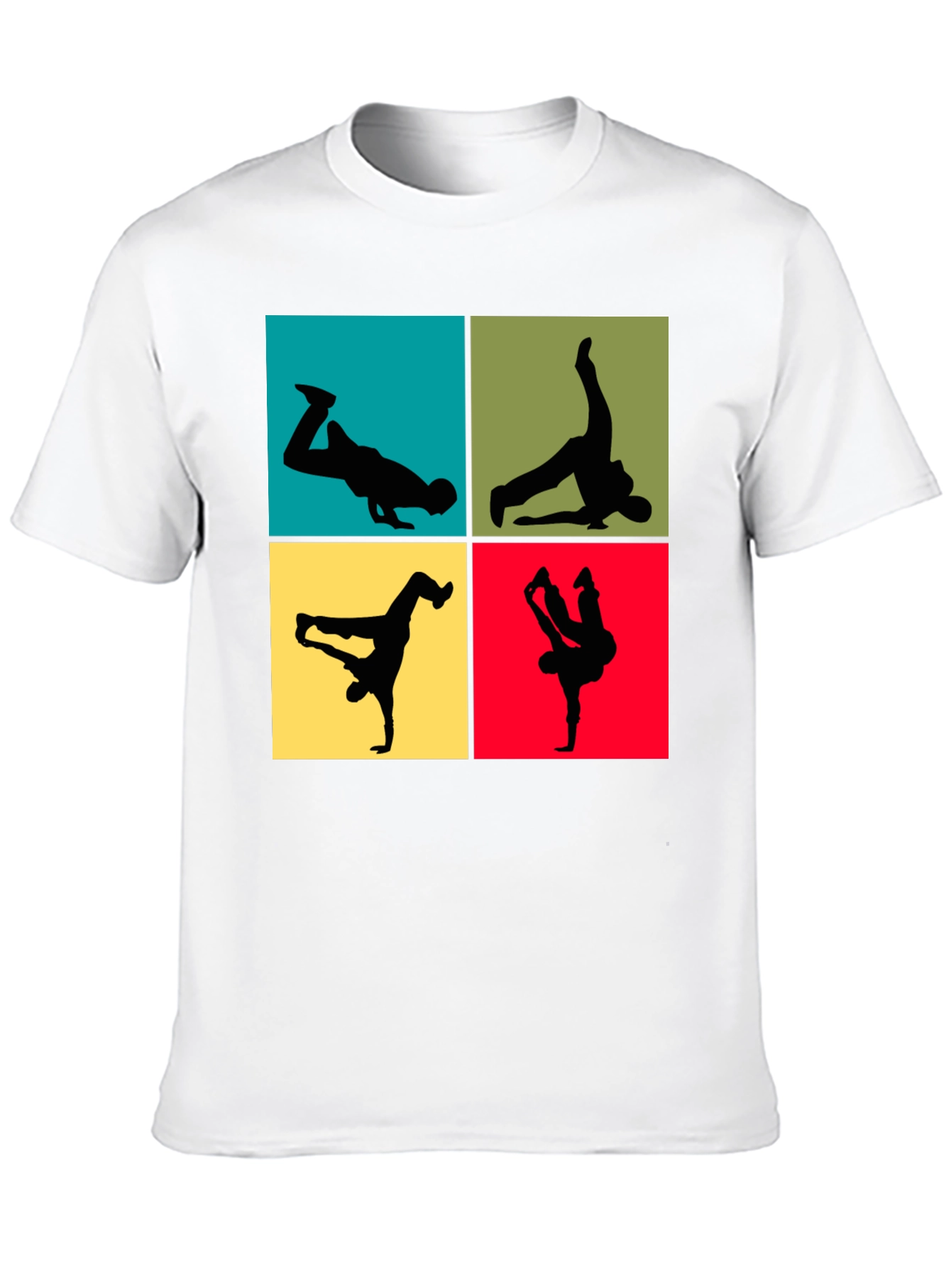 Breakdance Pose Graphic Tee - Cool Dancer T-Shirt