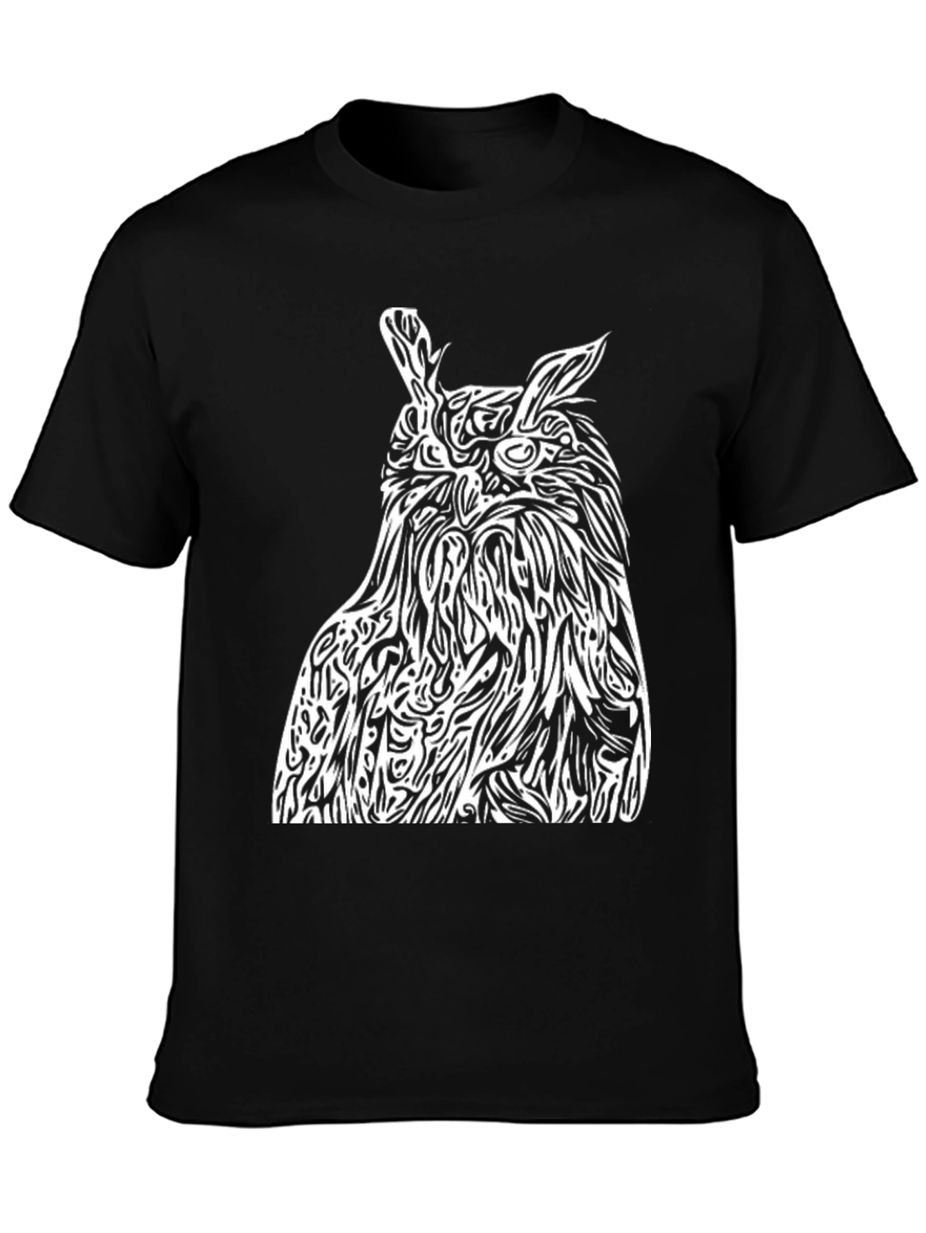 Owl Graphic Print T-Shirt